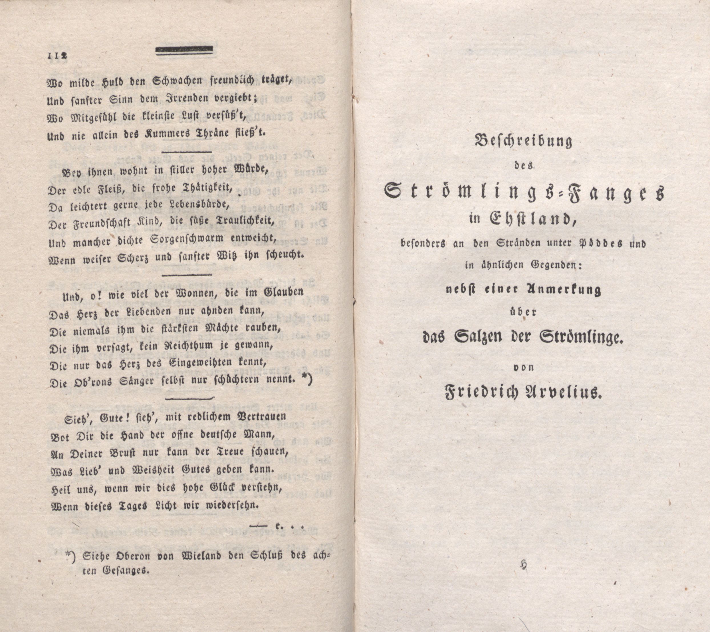 Beschreibung des Strömlings-Fanges in Ehstland (1796) | 1. (112-113) Main body of text