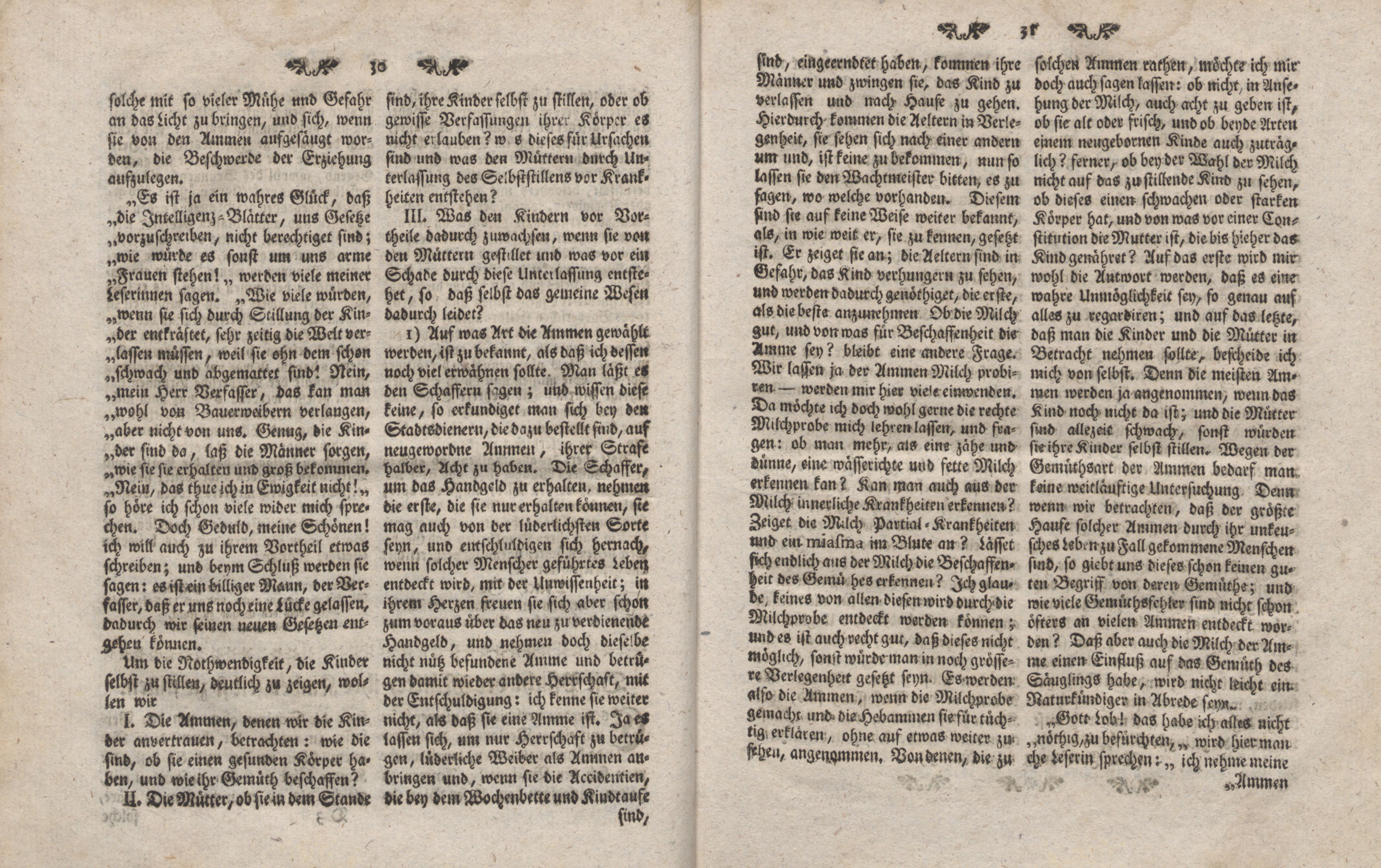 Gelehrte Beyträge zu den Rigischen Anzeigen 1761 (1761) | 16. (30-31) Main body of text