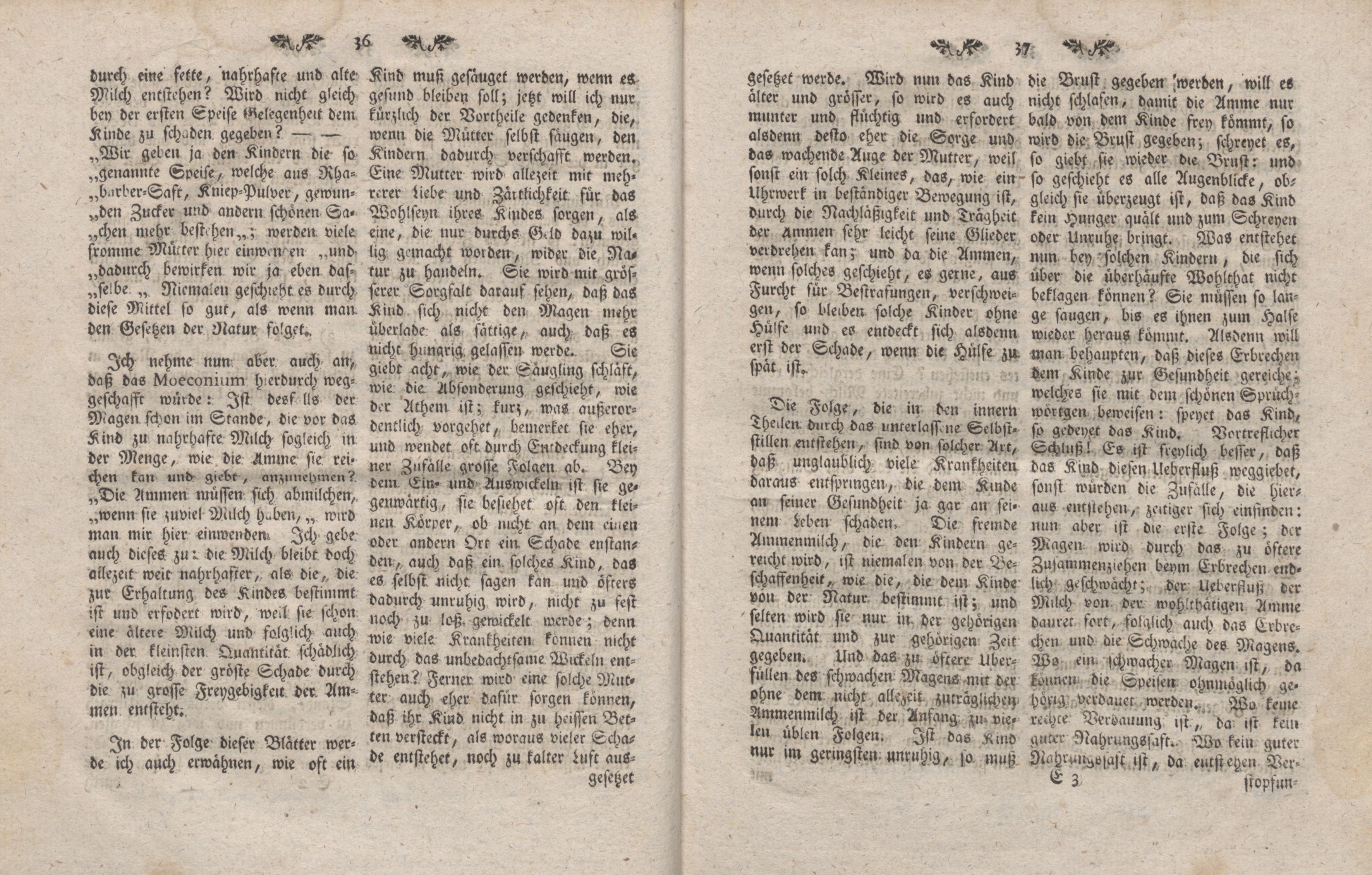 Gelehrte Beyträge zu den Rigischen Anzeigen 1761 (1761) | 19. (36-37) Main body of text