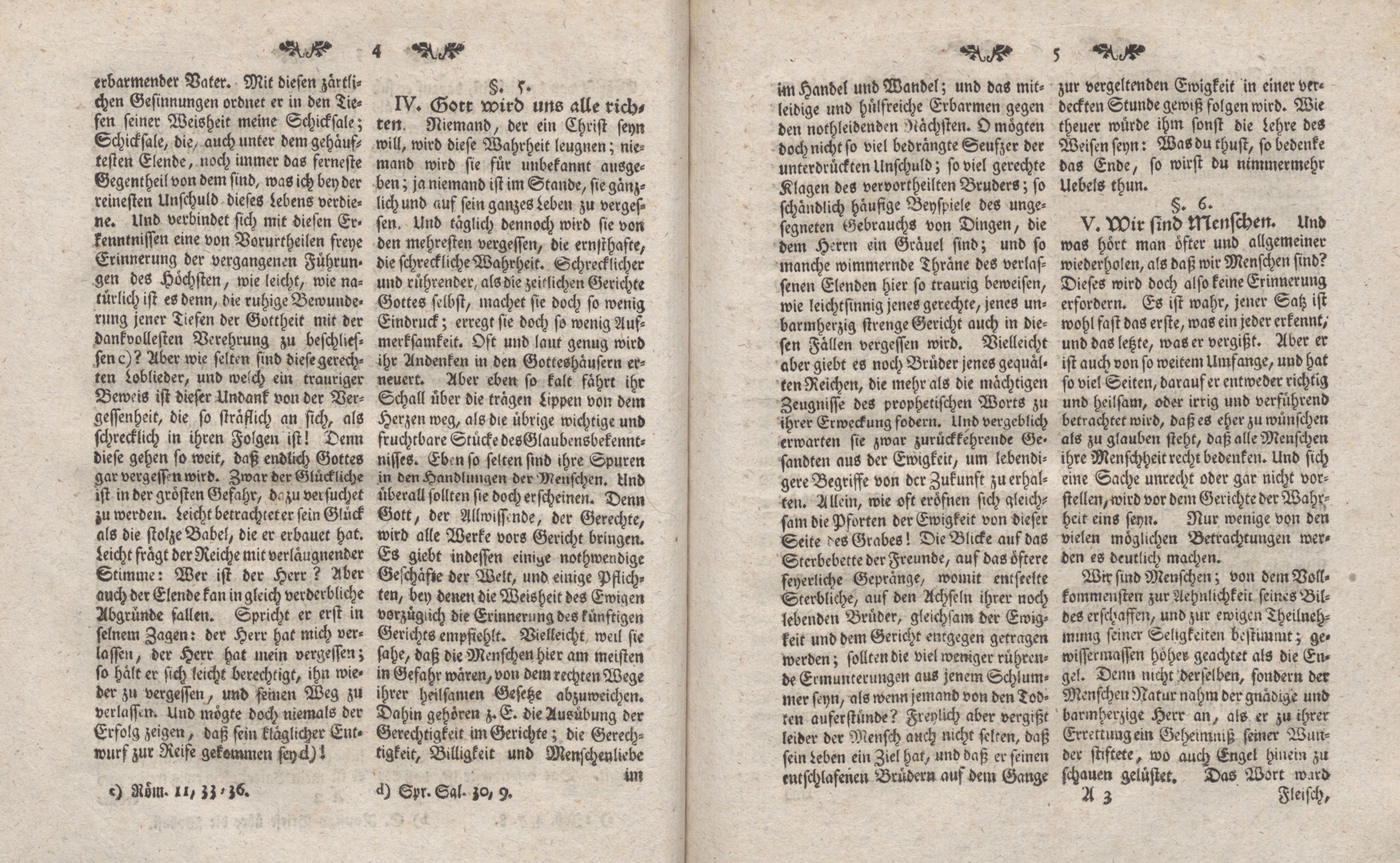 Gelehrte Beyträge zu den Rigischen Anzeigen 1762 (1762) | 3. (4-5) Põhitekst