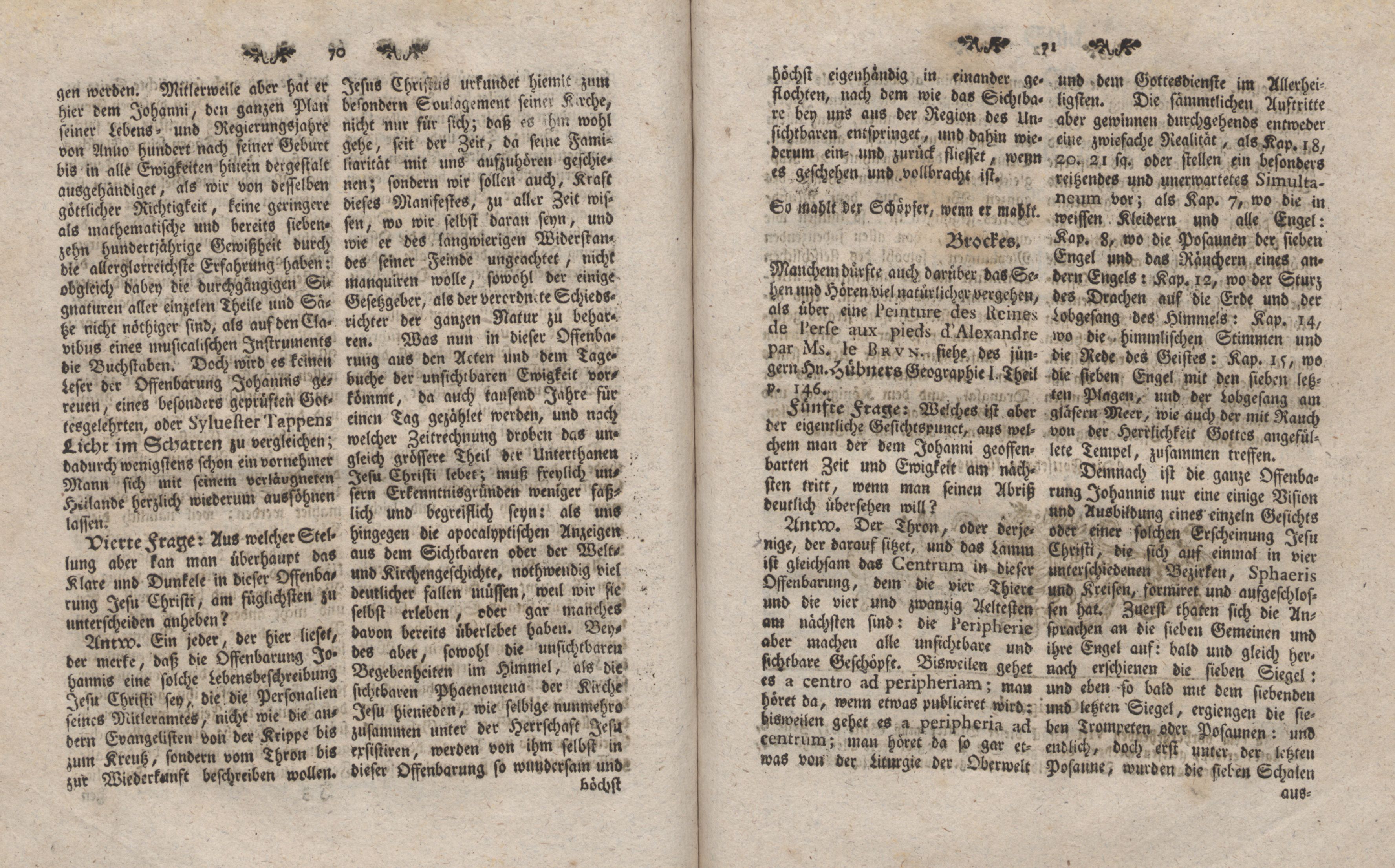 Gelehrte Beyträge zu den Rigischen Anzeigen 1762 (1762) | 36. (70-71) Haupttext