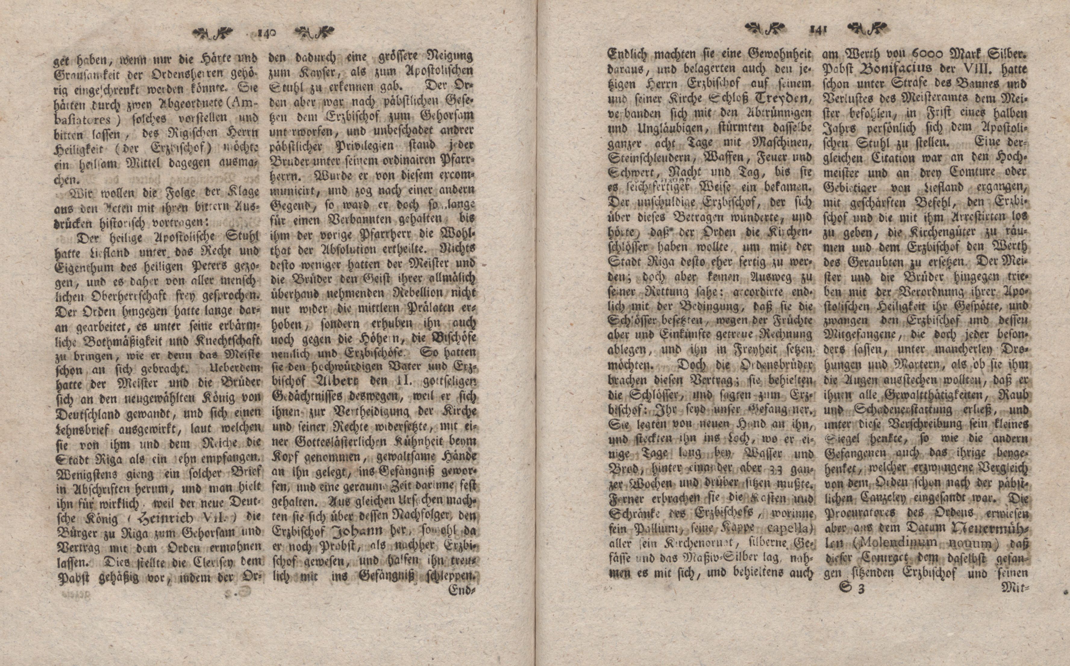 Gelehrte Beyträge zu den Rigischen Anzeigen 1762 (1762) | 71. (140-141) Haupttext