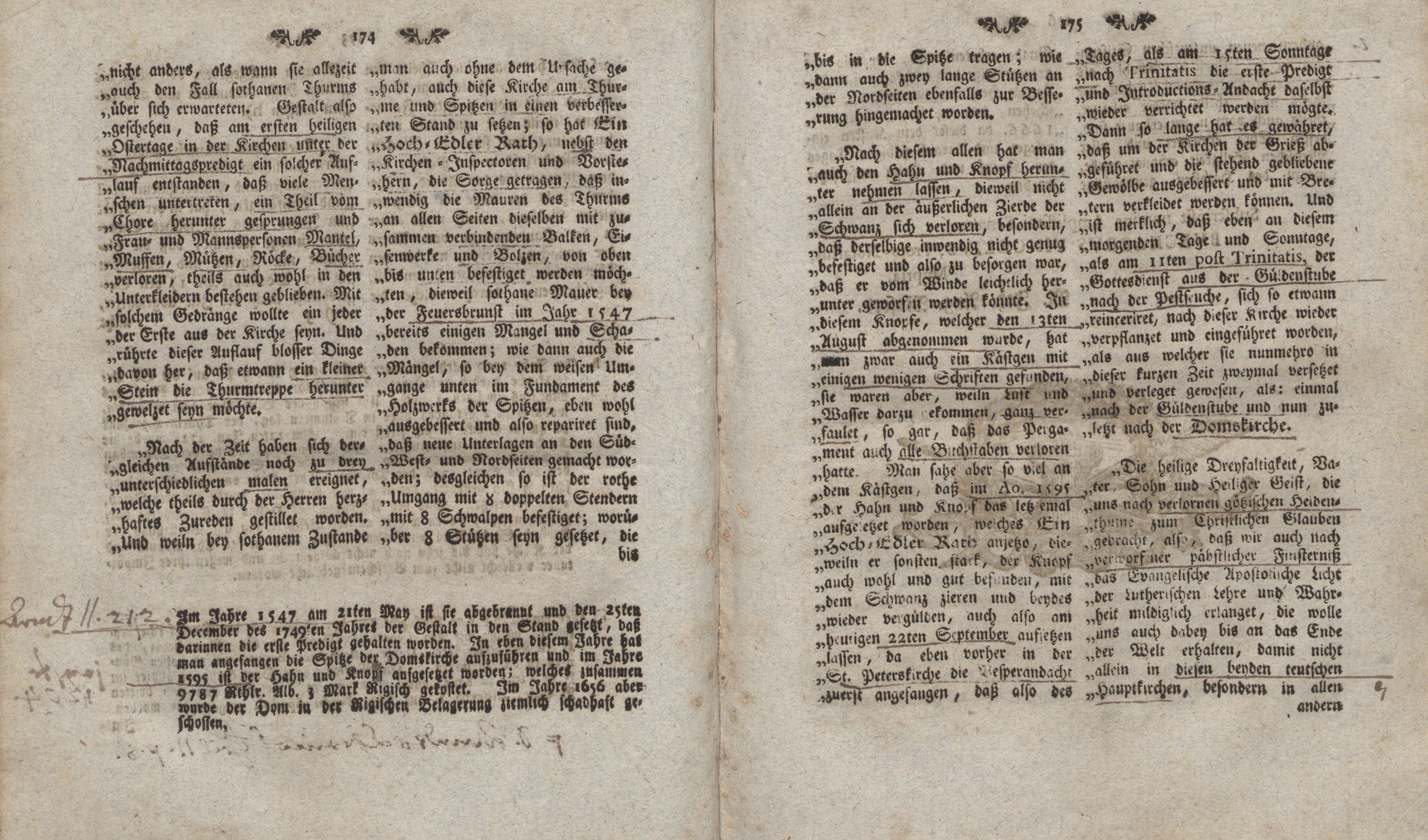 Gelehrte Beyträge zu den Rigischen Anzeigen 1762 (1762) | 88. (174-175) Haupttext
