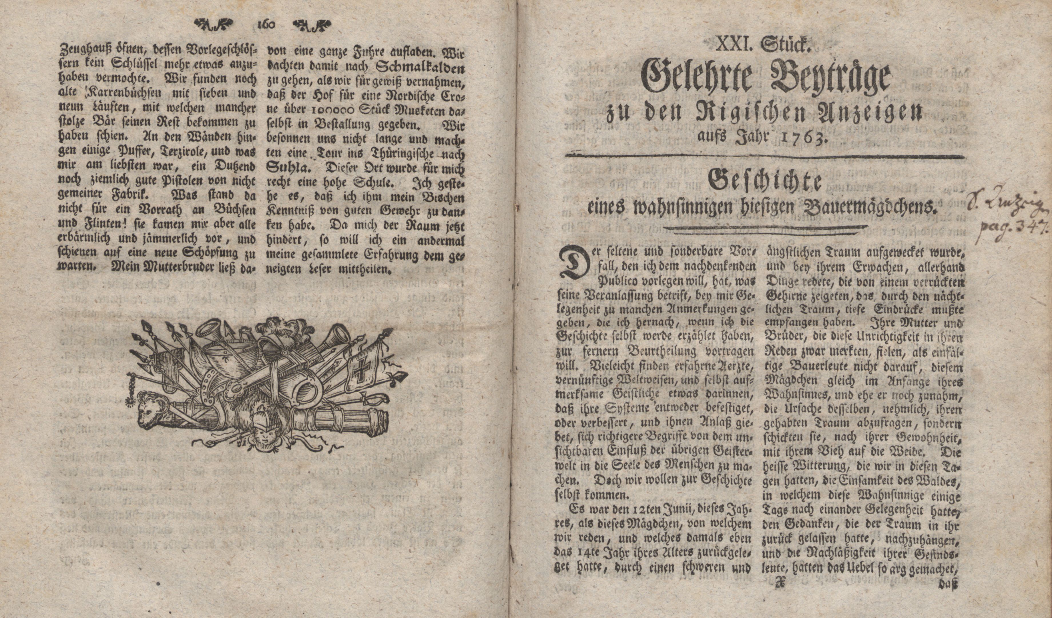 Der junge Herr und seine Flinte [1] (1763) | 5. (160-161) Основной текст