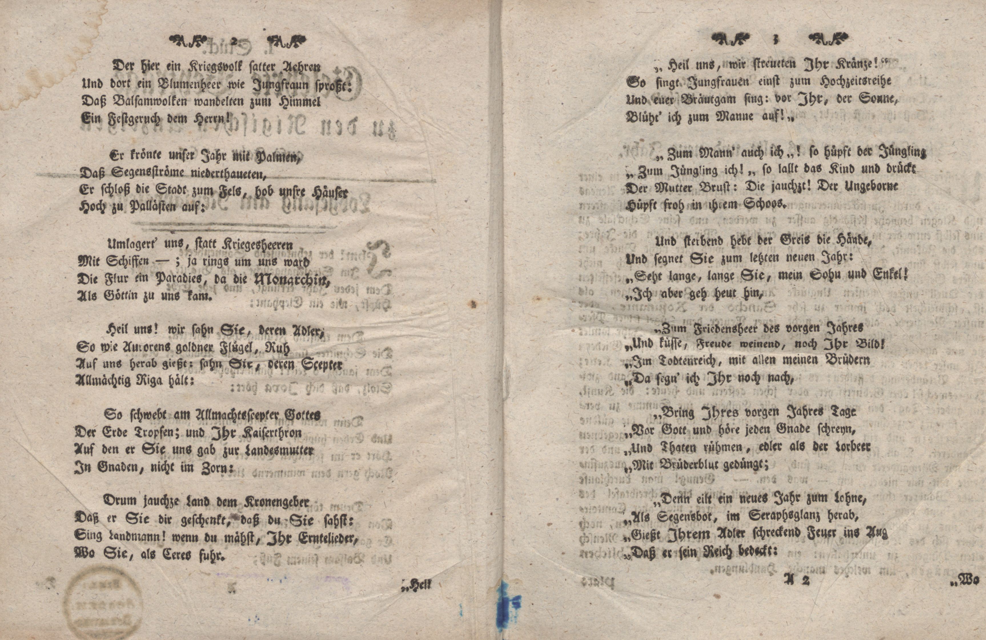 Gelehrte Beyträge zu den Rigischen Anzeigen 1765 (1765) | 2. (2-3) Main body of text