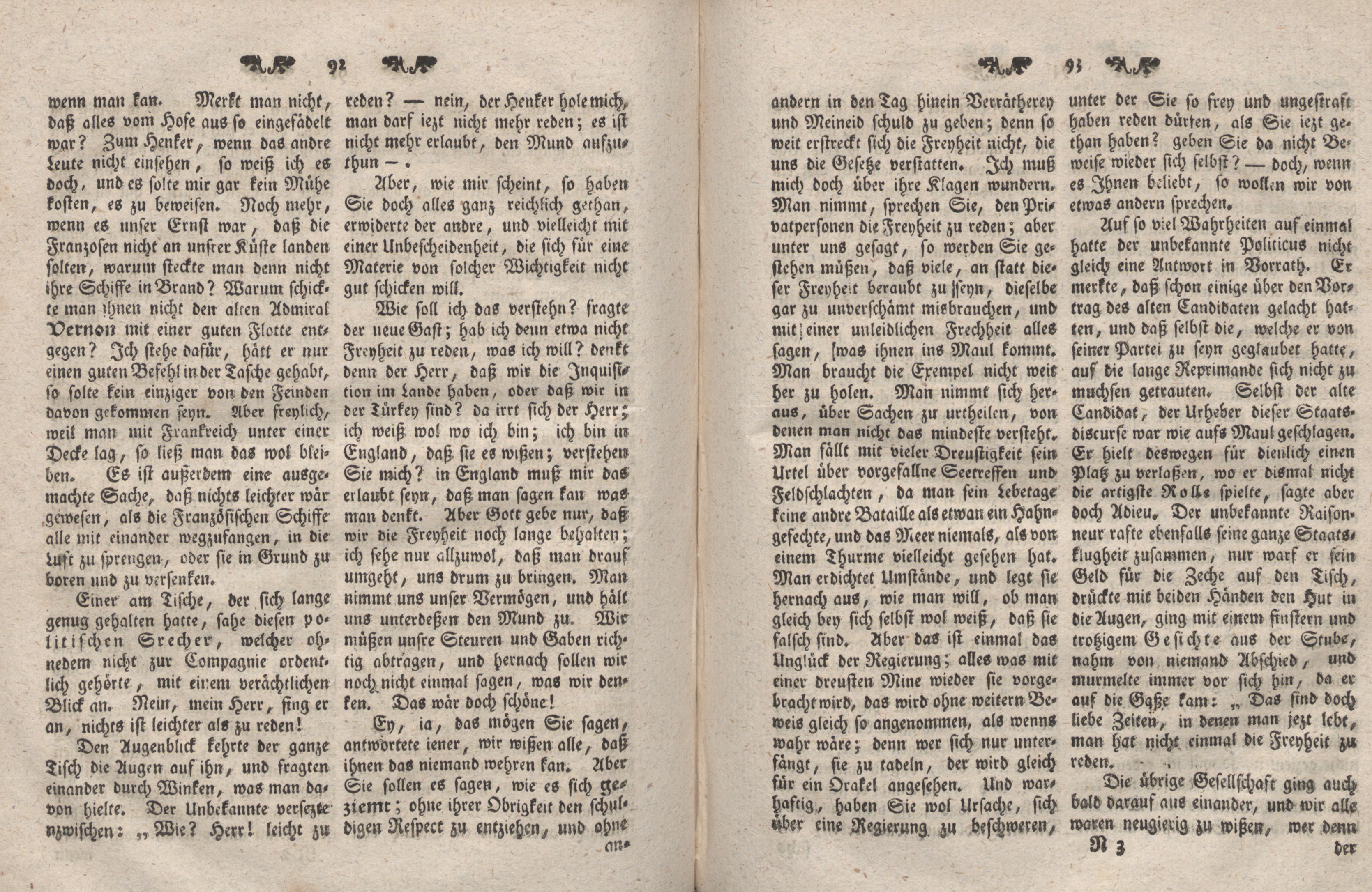 Gelehrte Beyträge zu den Rigischen Anzeigen 1766 (1766) | 47. (92-93) Haupttext