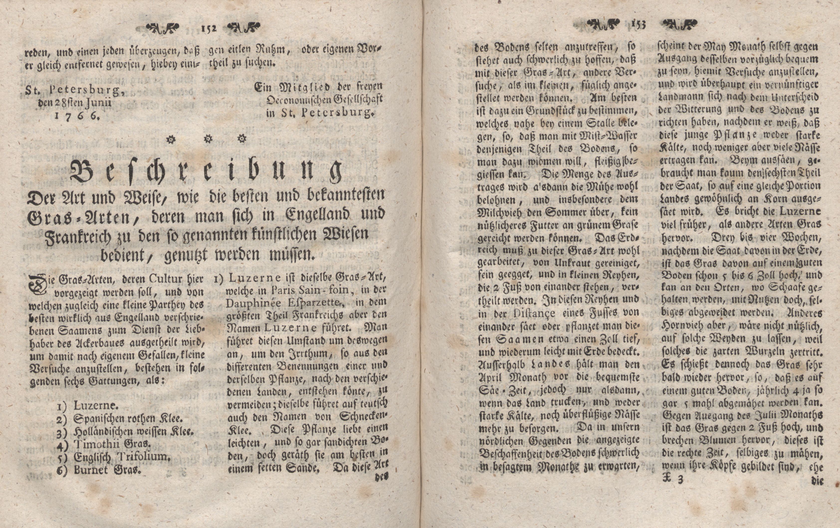 Gelehrte Beyträge zu den Rigischen Anzeigen 1766 (1766) | 77. (152-153) Основной текст