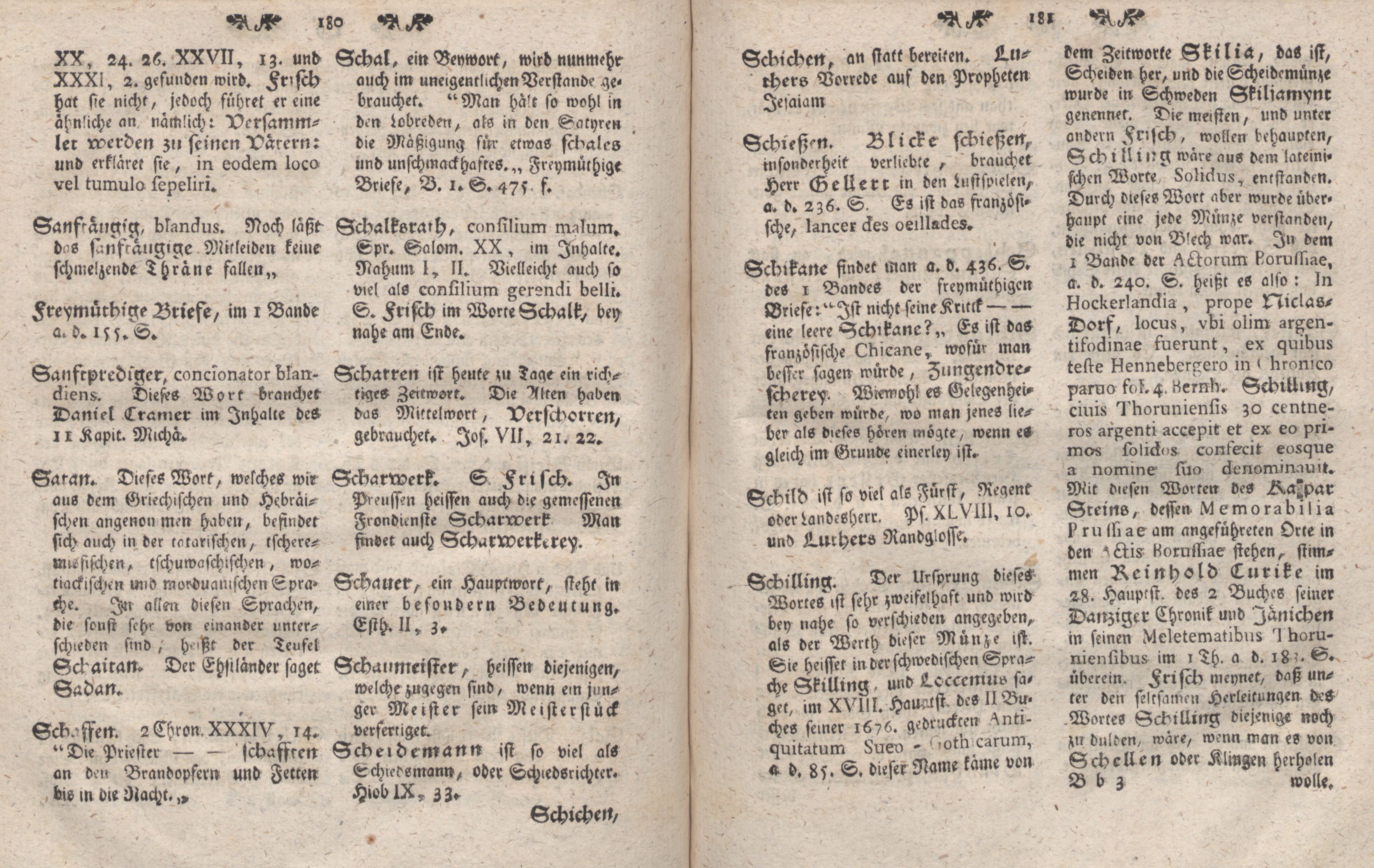 Gelehrte Beyträge zu den Rigischen Anzeigen 1766 (1766) | 91. (180-181) Main body of text