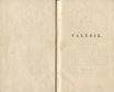 Valérie [1] (1804) | 2. Half title page