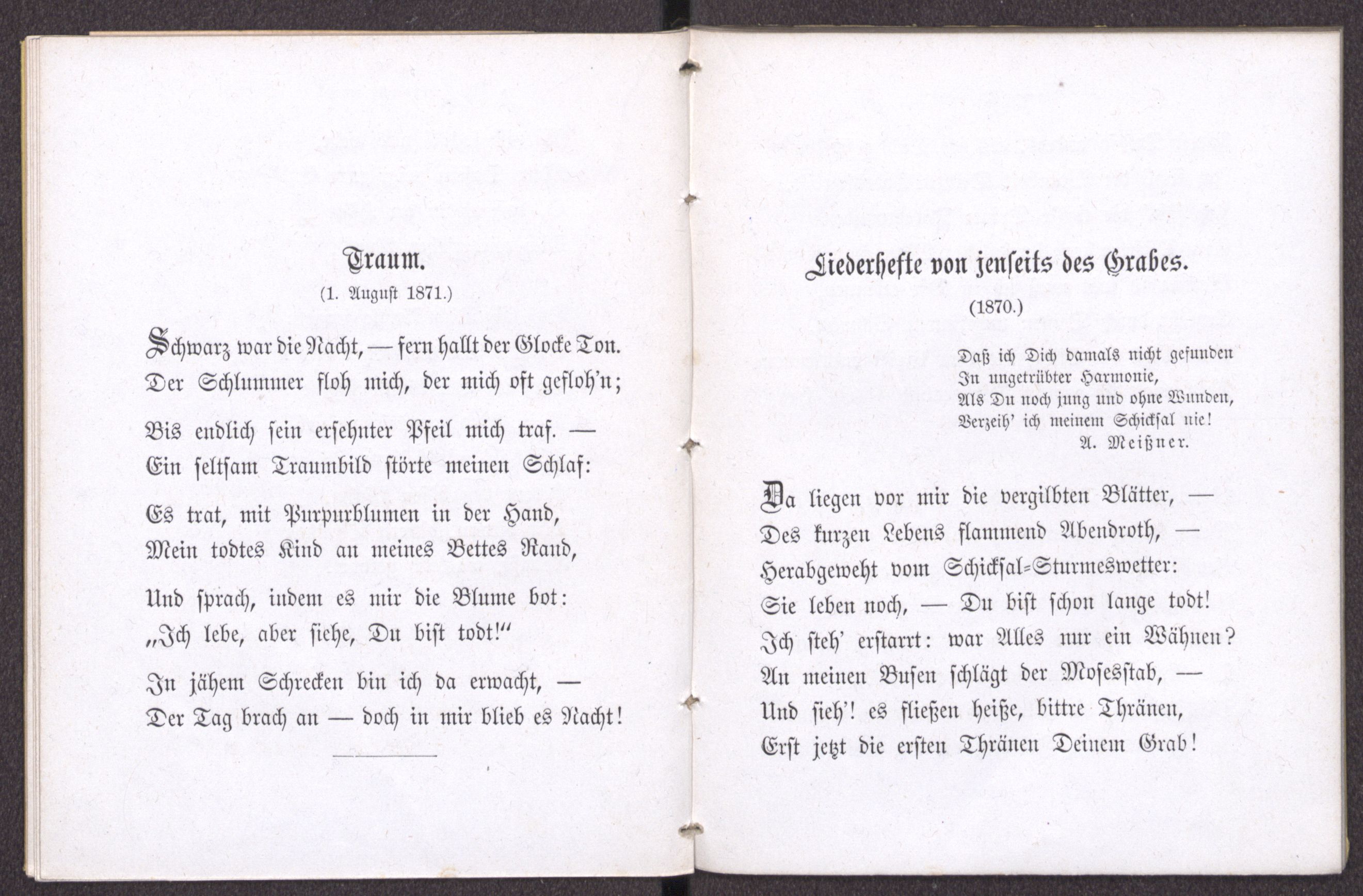 Aus dem Innersten (1873) | 7. (10-11) Основной текст