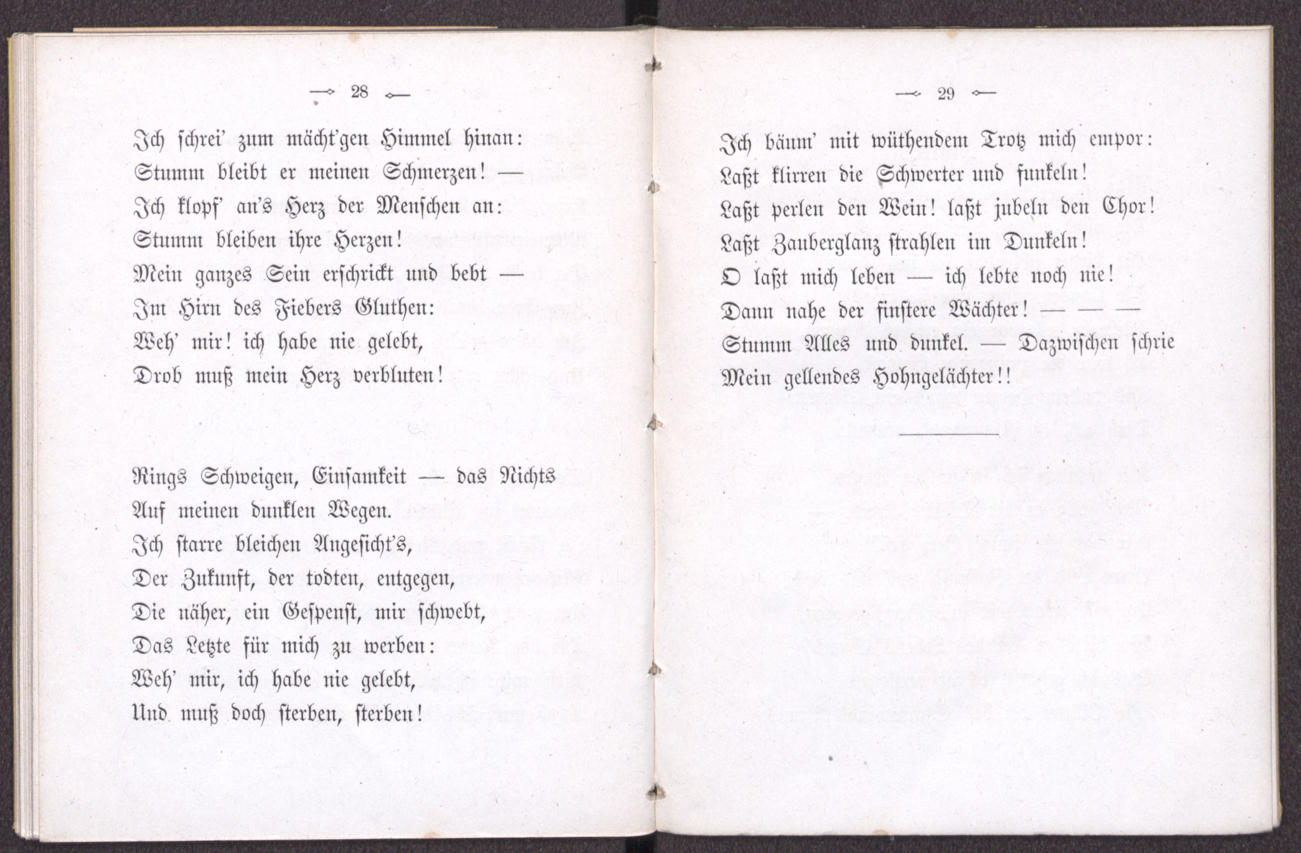 Aus dem Innersten (1873) | 16. (28-29) Põhitekst