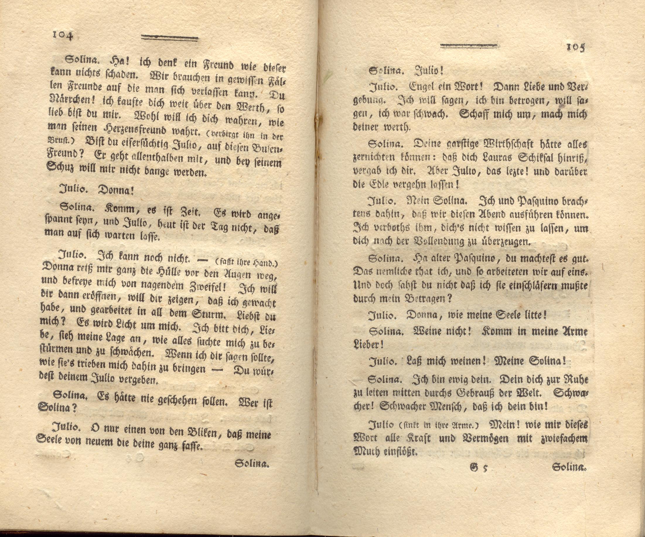 Die neue Arria (1776) | 53. (104-105) Haupttext