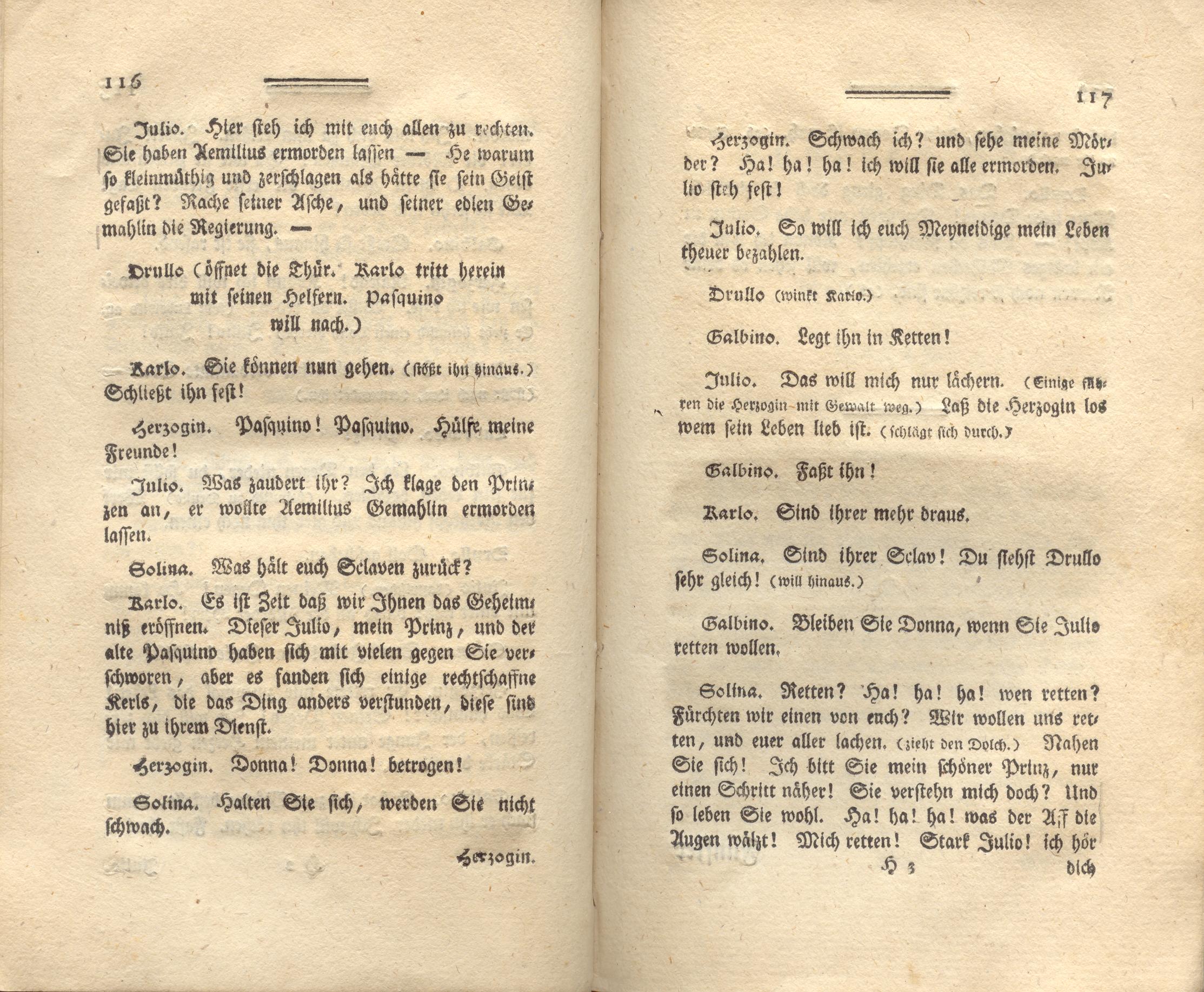 Die neue Arria (1776) | 59. (116-117) Main body of text