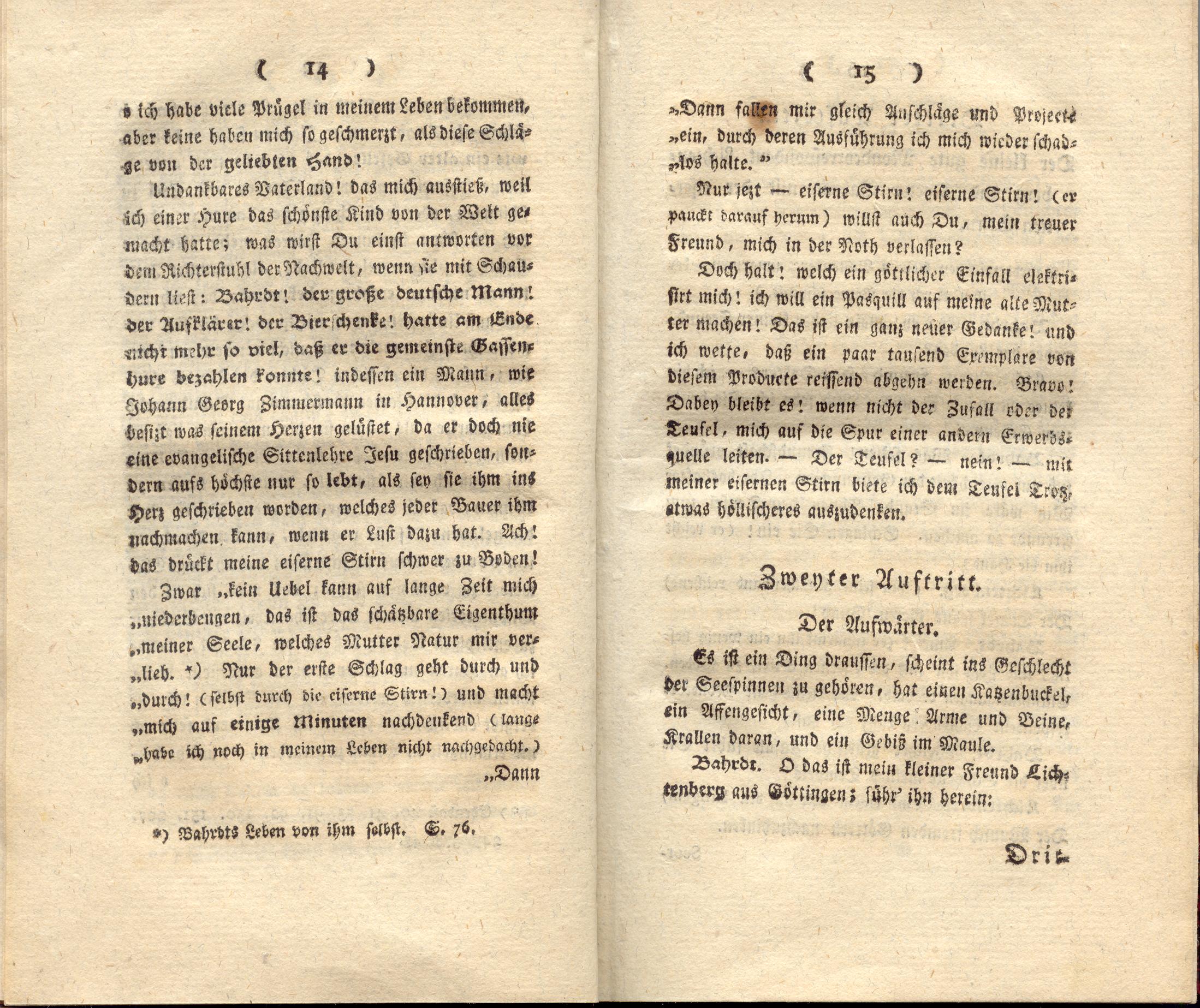 Doctor Bahrdt mit der eisernen Stirn (1790) | 9. (14-15) Põhitekst