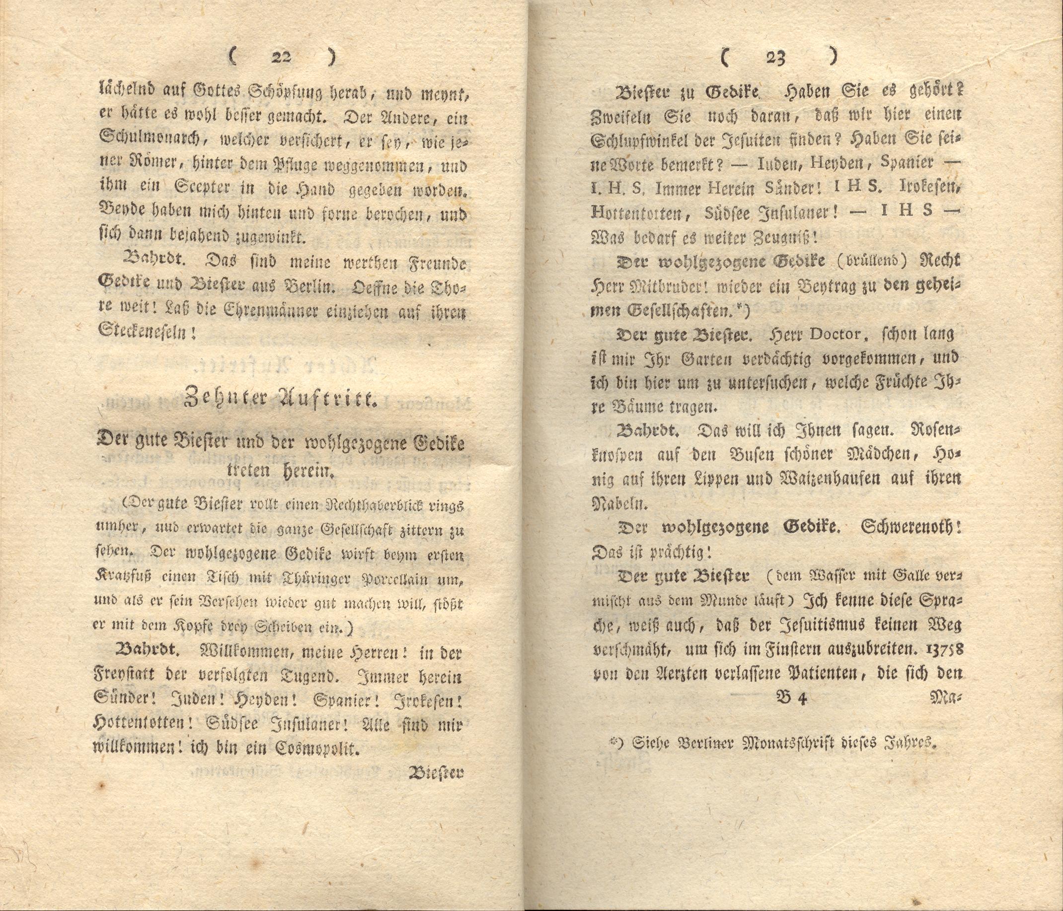Doctor Bahrdt mit der eisernen Stirn (1790) | 13. (22-23) Põhitekst
