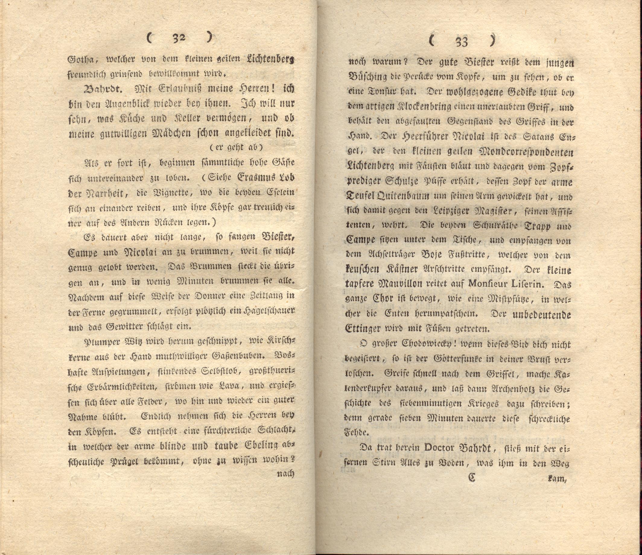 Doctor Bahrdt mit der eisernen Stirn (1790) | 18. (32-33) Основной текст
