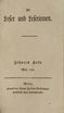 Für Leser und Leserinnen [10] (1781) | 1. Титульный лист