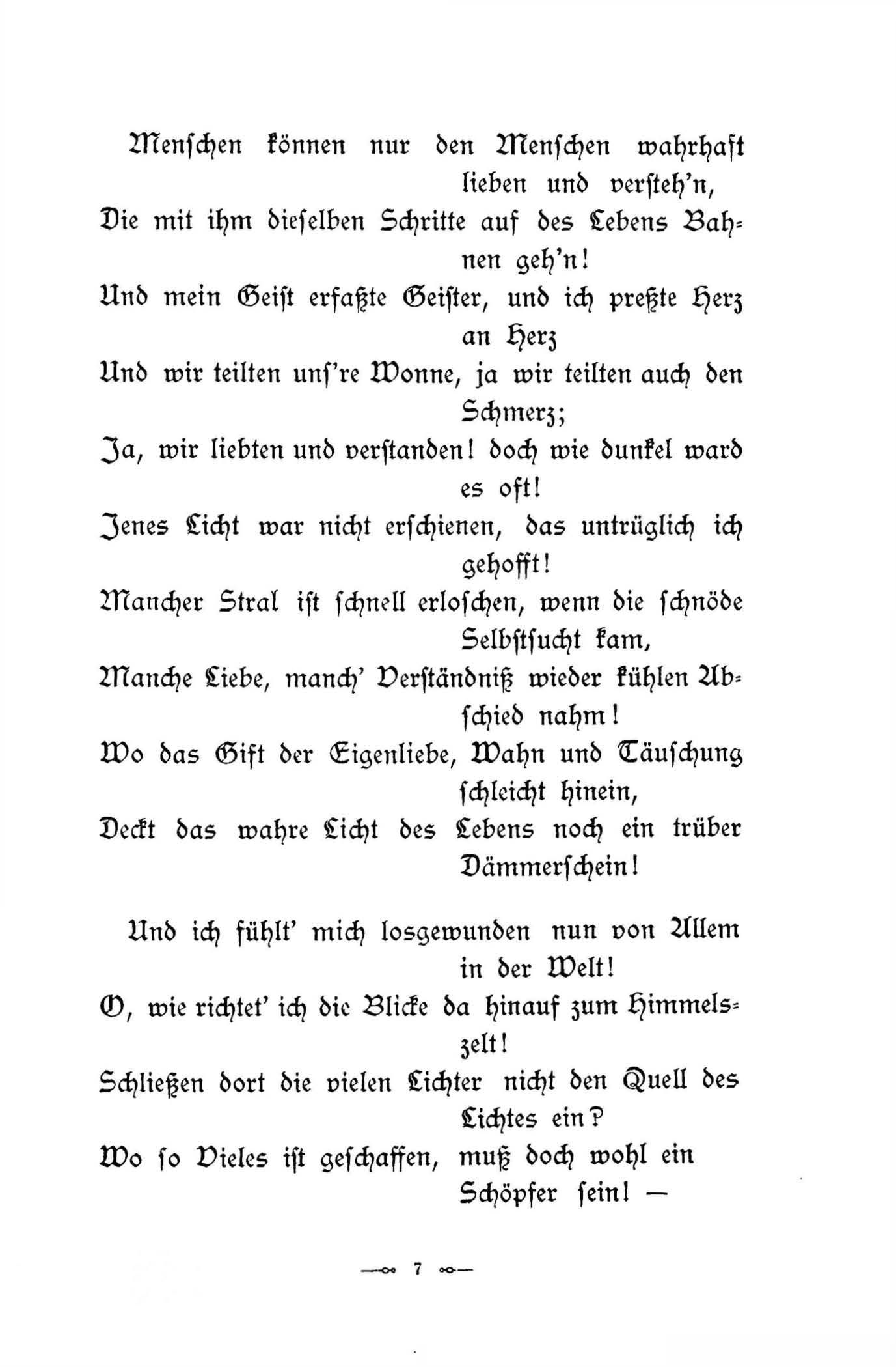 Baltische Dichtungen (1896) | 13. (7) Põhitekst