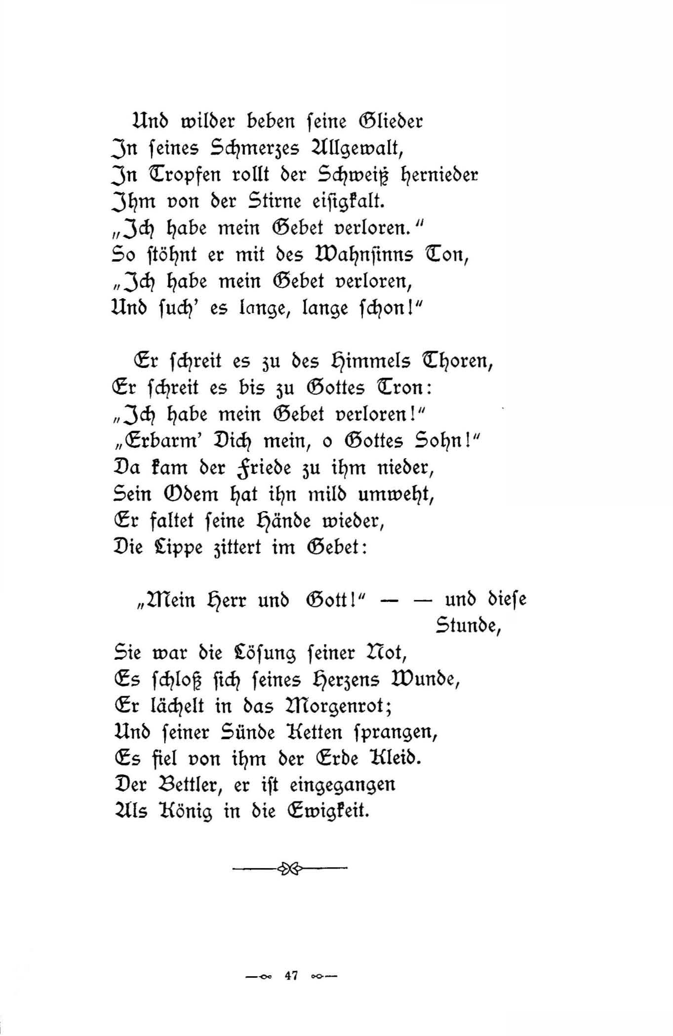 Baltische Dichtungen (1896) | 53. (47) Põhitekst