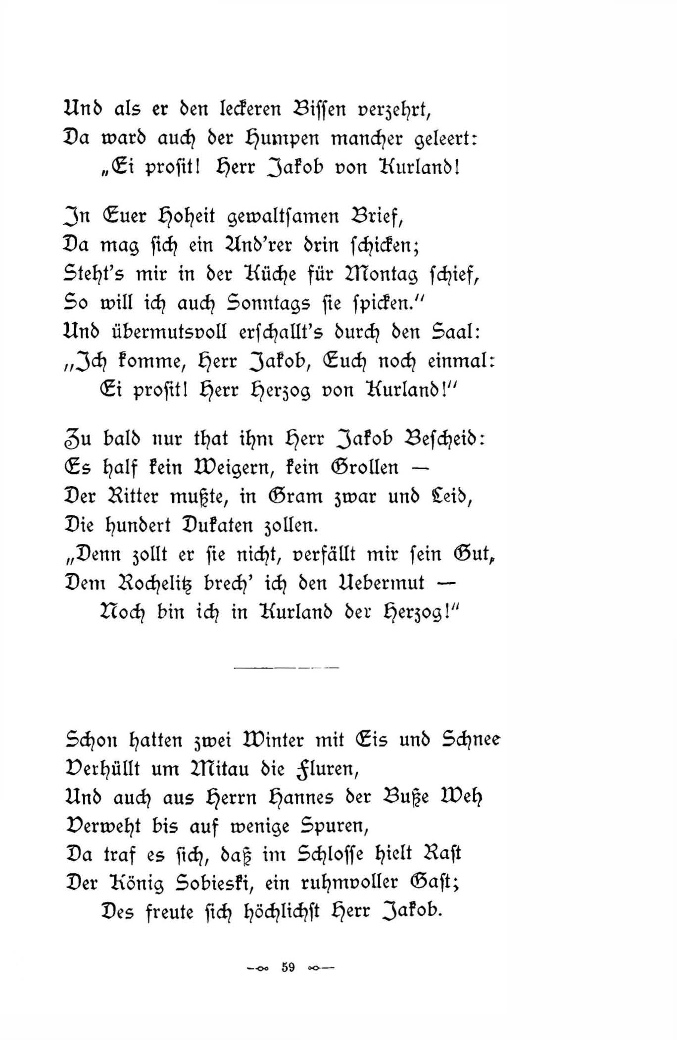 Baltische Dichtungen (1896) | 65. (59) Põhitekst