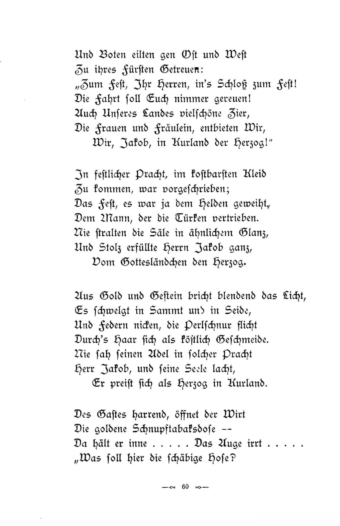 Baltische Dichtungen (1896) | 66. (60) Põhitekst