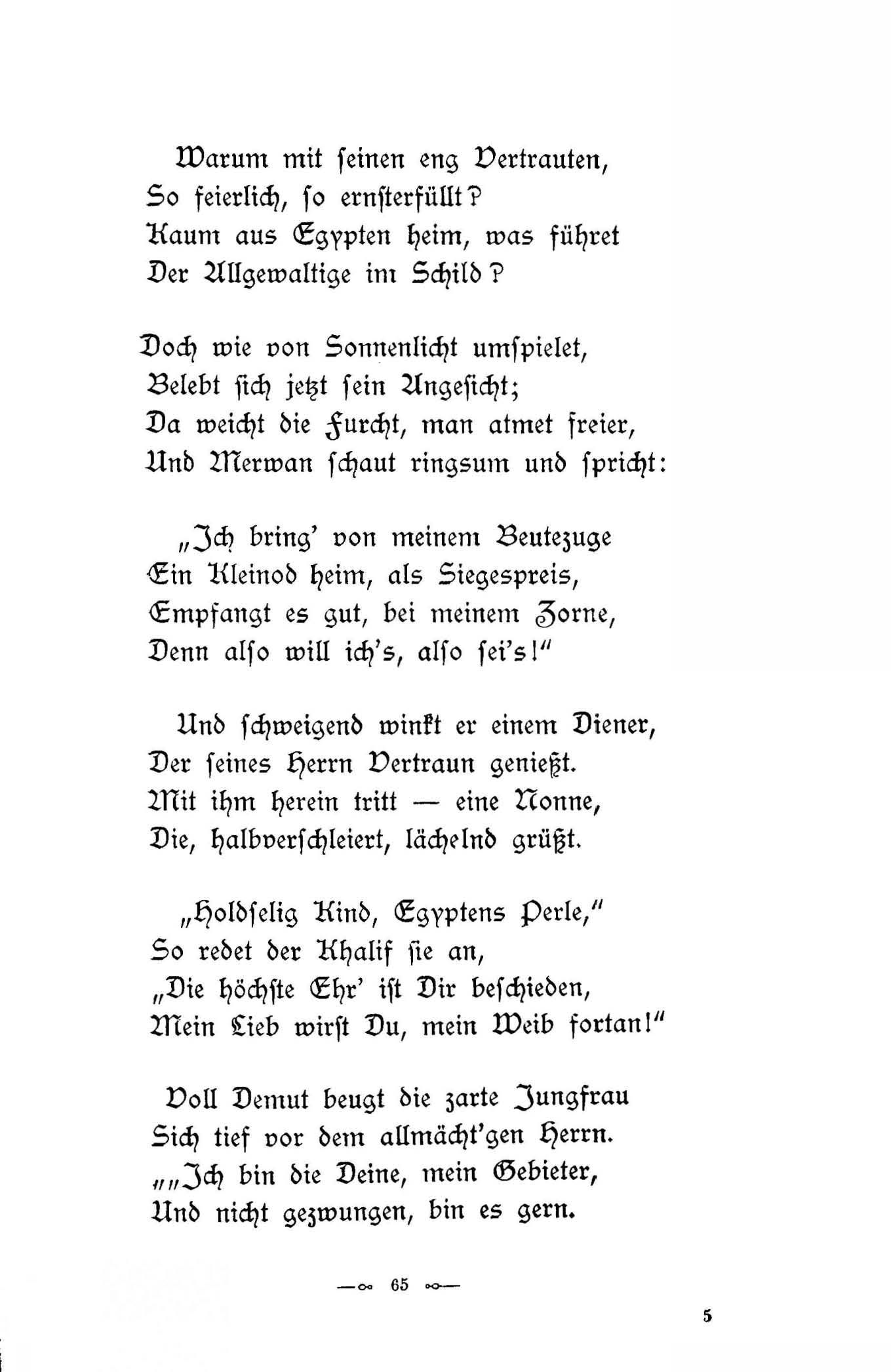Die Himmelsbraut (1896) | 2. (65) Haupttext