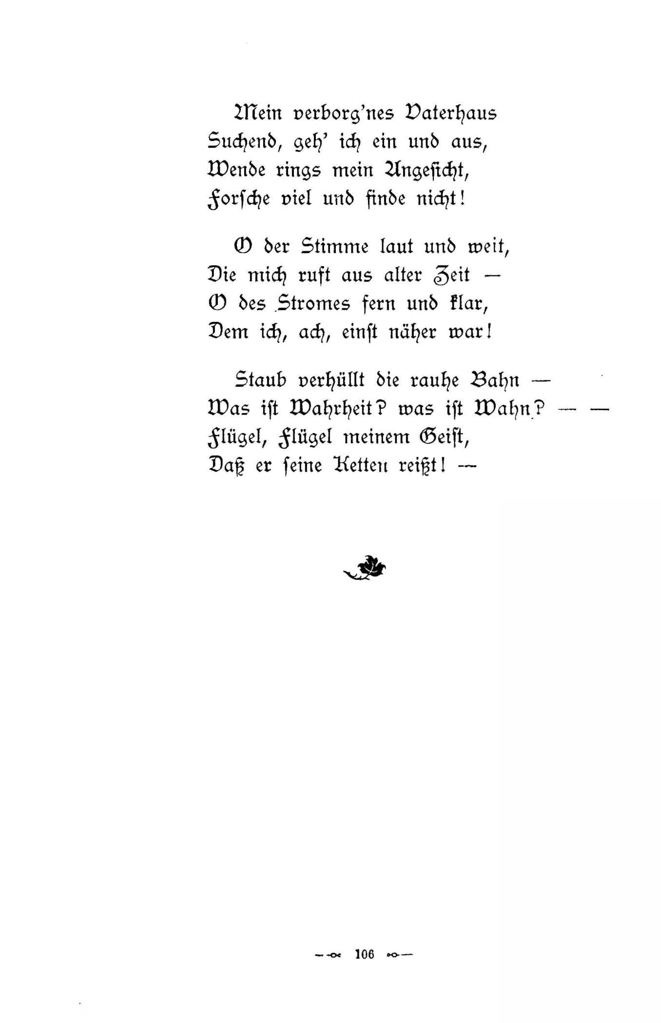 Baltische Dichtungen (1896) | 112. (106) Põhitekst