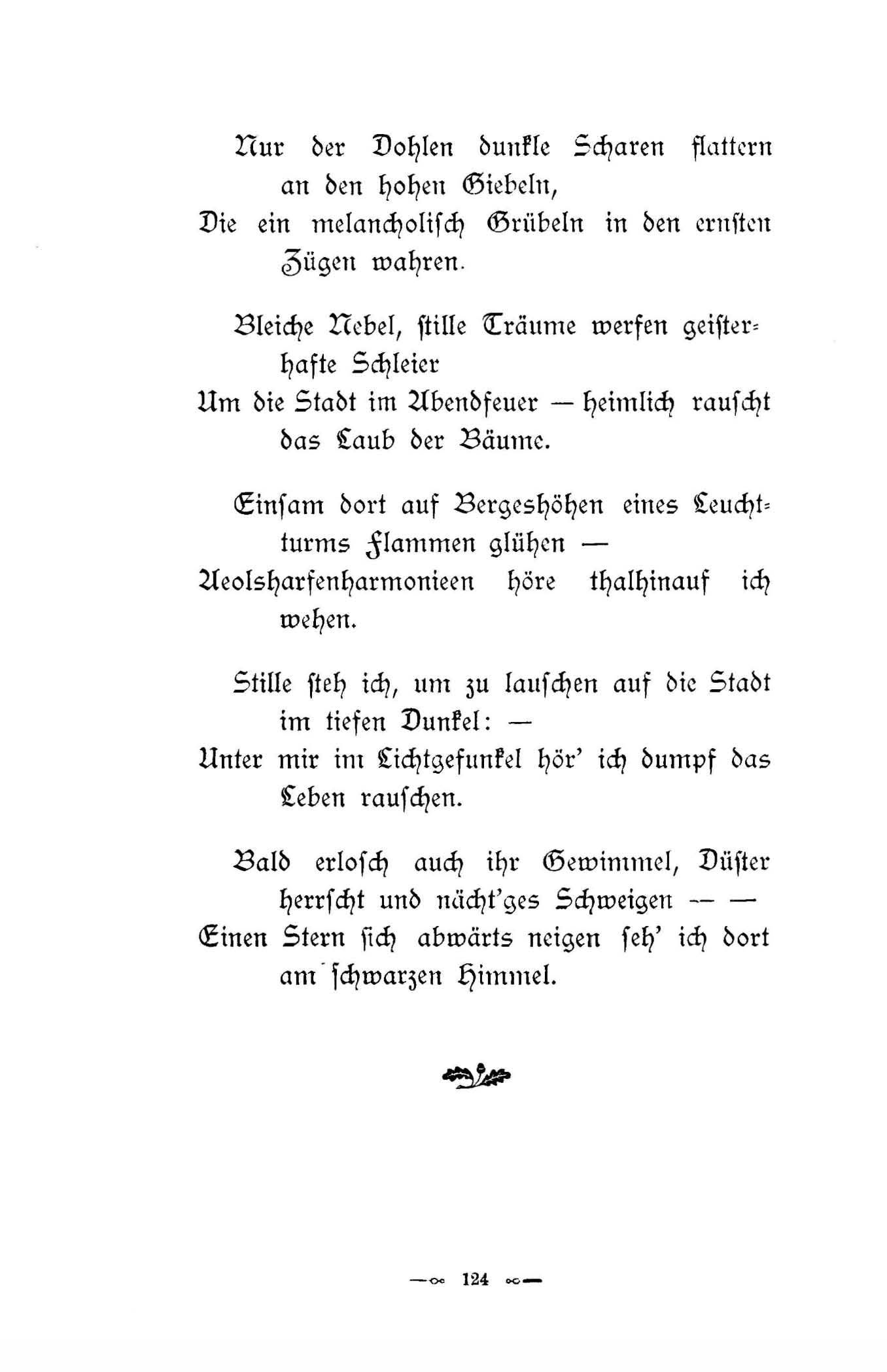 Baltische Dichtungen (1896) | 130. (124) Основной текст