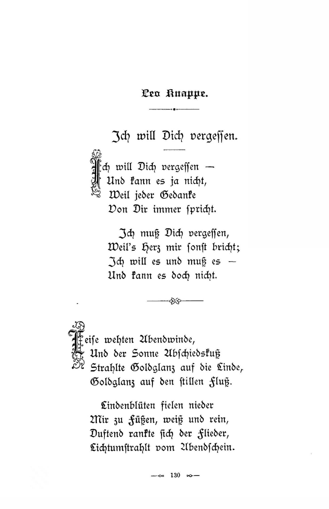 Baltische Dichtungen (1896) | 136. (130) Põhitekst