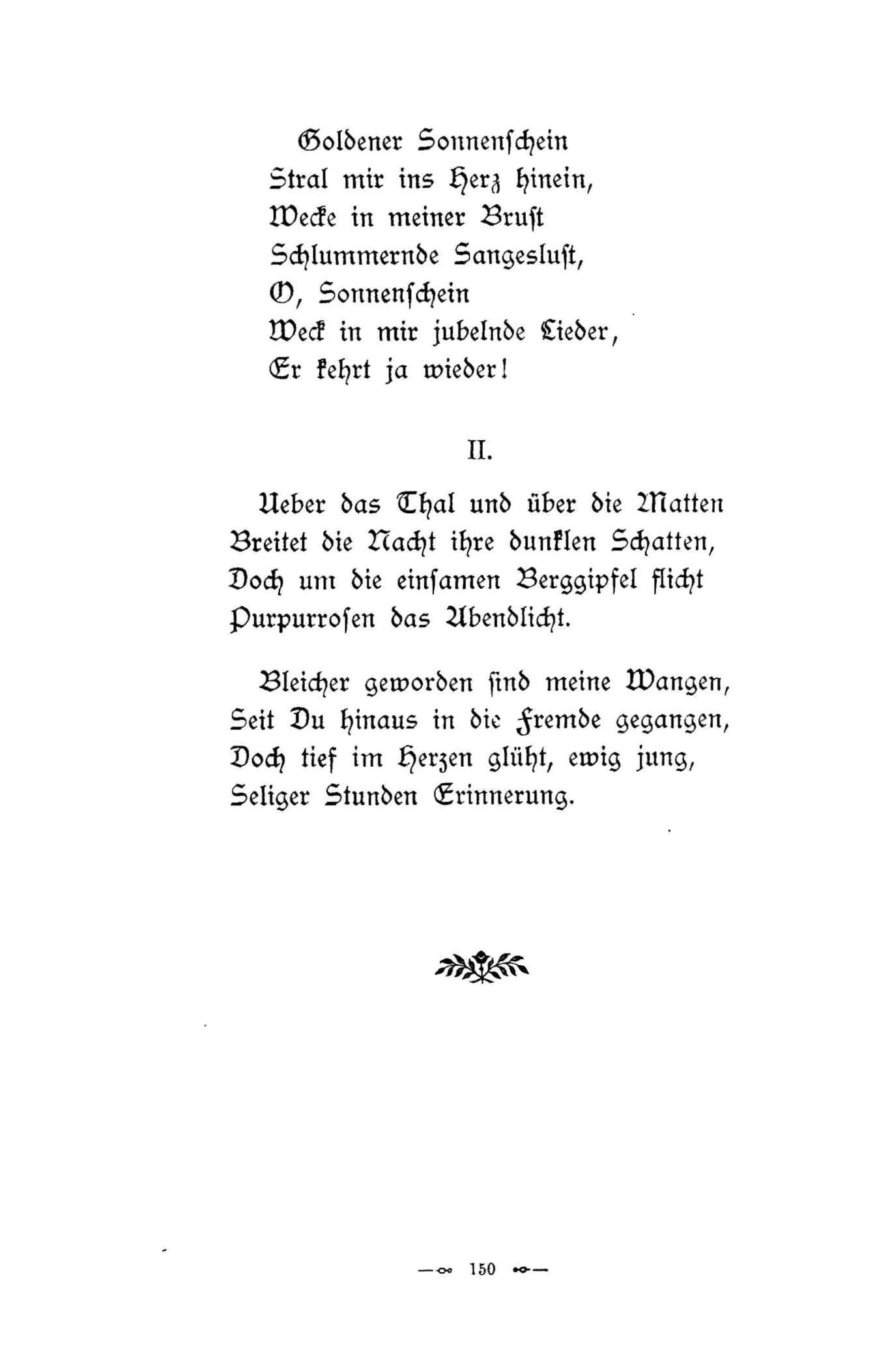 Baltische Dichtungen (1896) | 156. (150) Main body of text
