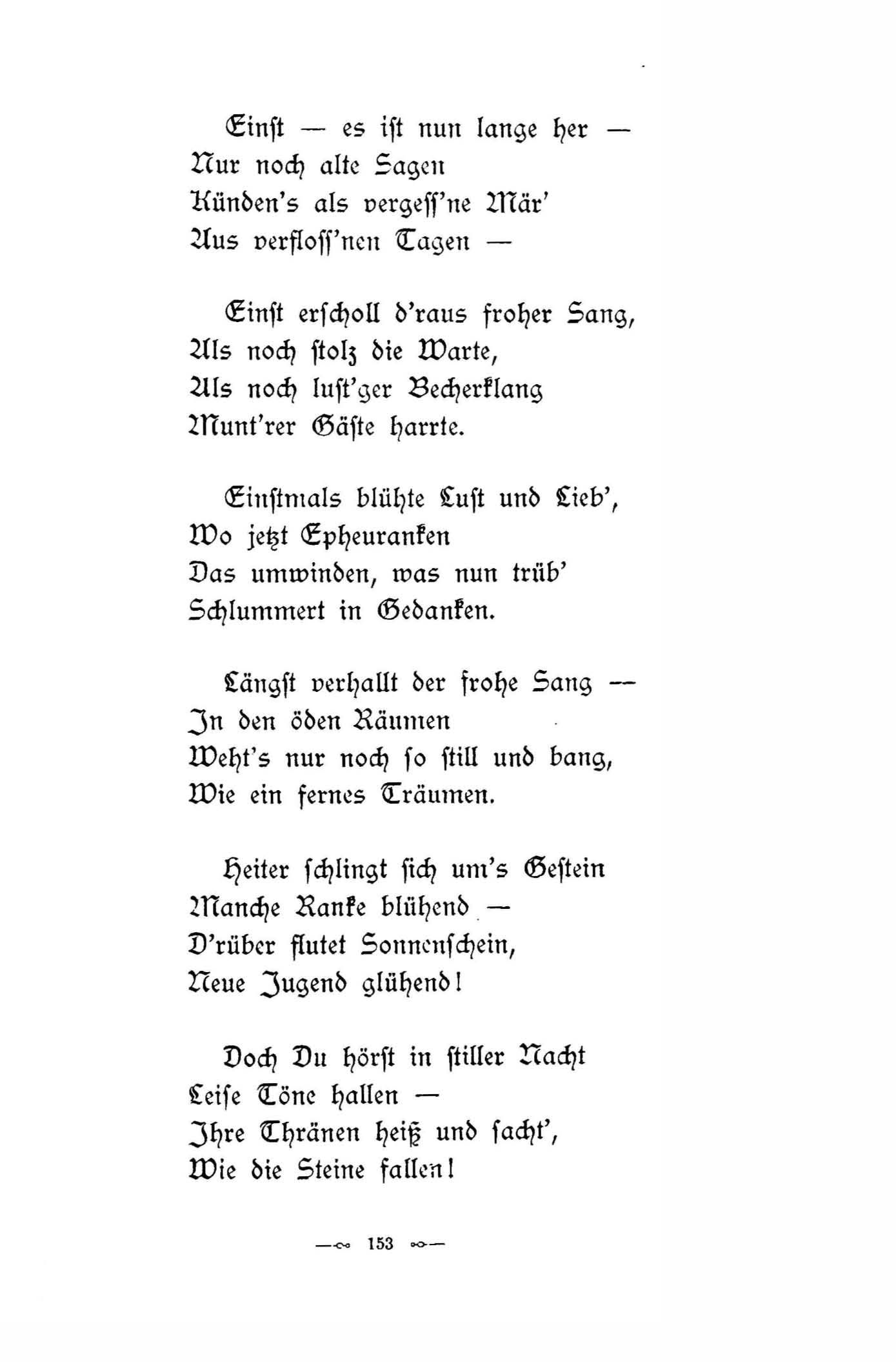 Baltische Dichtungen (1896) | 159. (153) Põhitekst