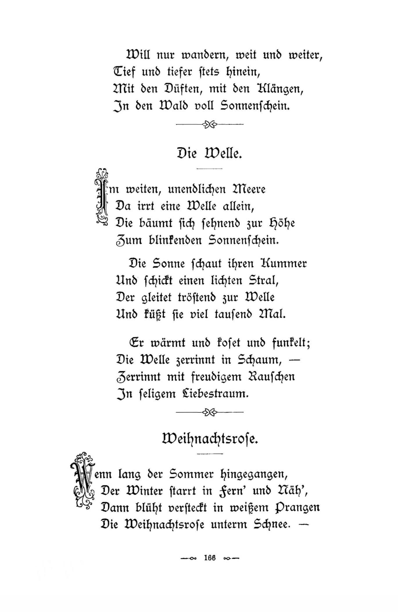 Weihnachtsrose (1896) | 1. (166) Haupttext
