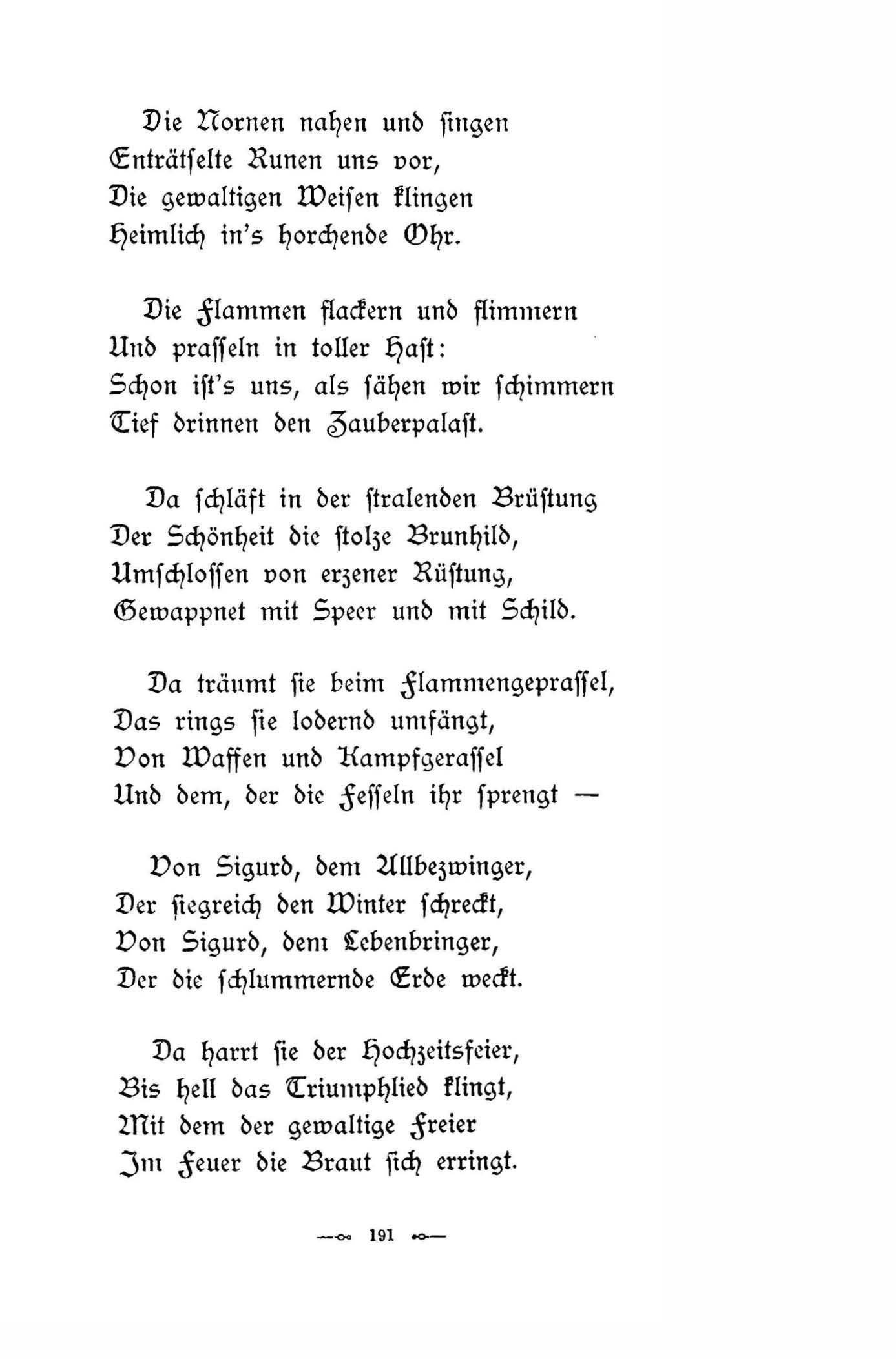 Baltische Dichtungen (1896) | 197. (191) Основной текст