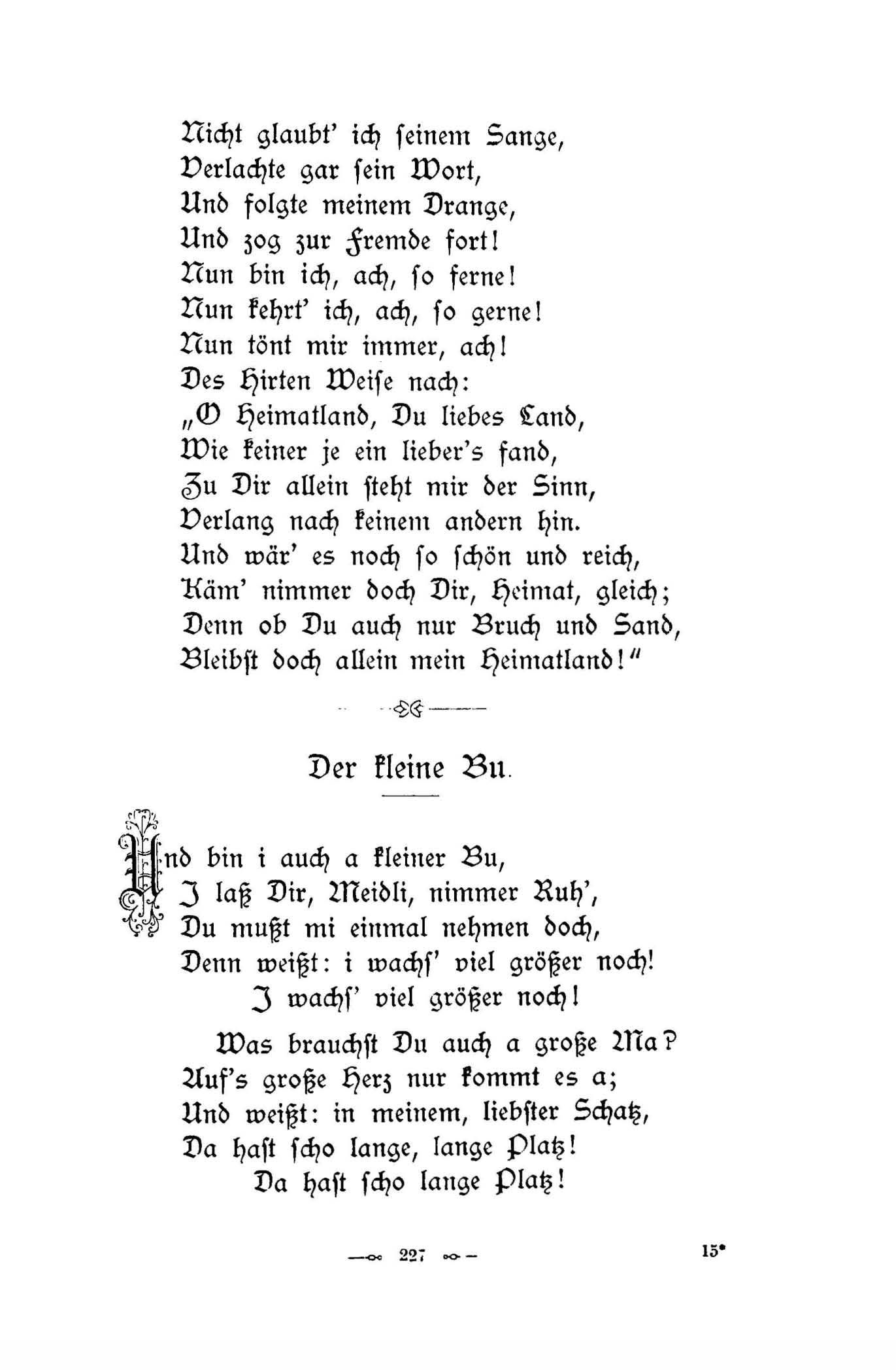 Hirtenweise (1896) | 2. (227) Основной текст