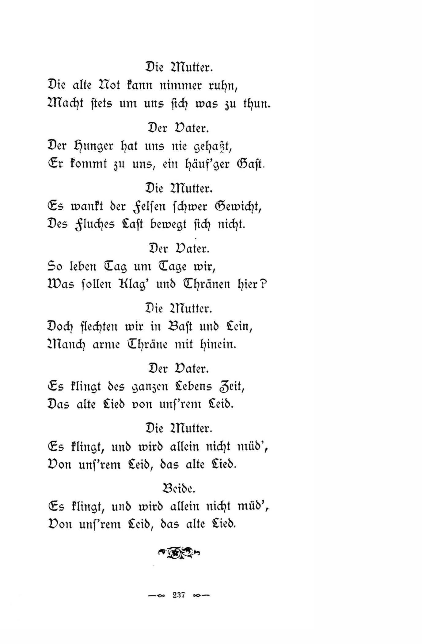 Baltische Dichtungen (1896) | 243. (237) Põhitekst