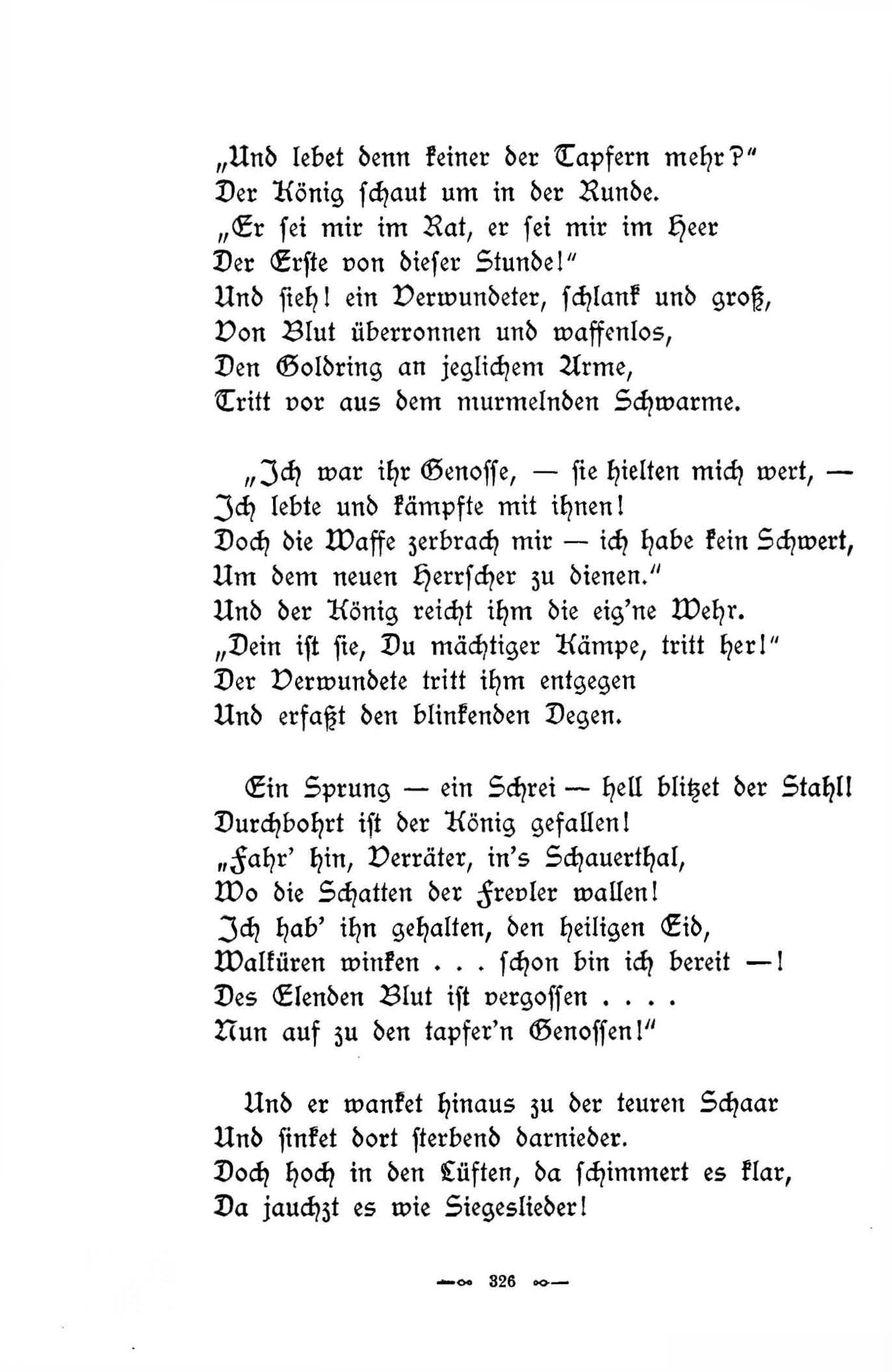 Baltische Dichtungen (1896) | 330. (326) Main body of text