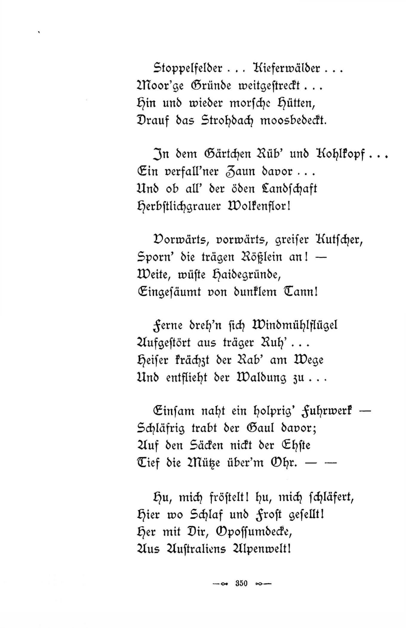 Baltische Dichtungen (1896) | 354. (350) Põhitekst