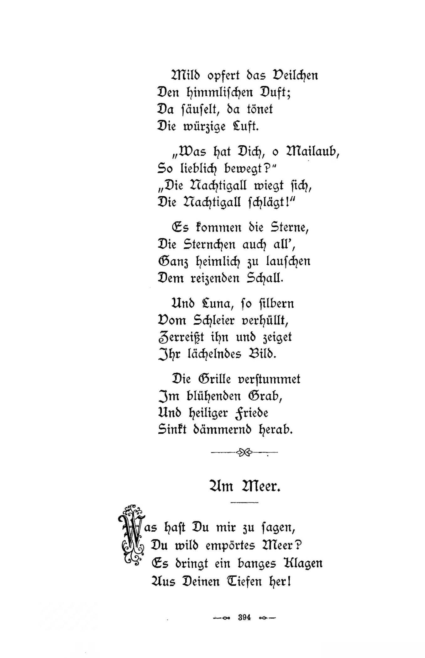 Baltische Dichtungen (1896) | 398. (394) Основной текст