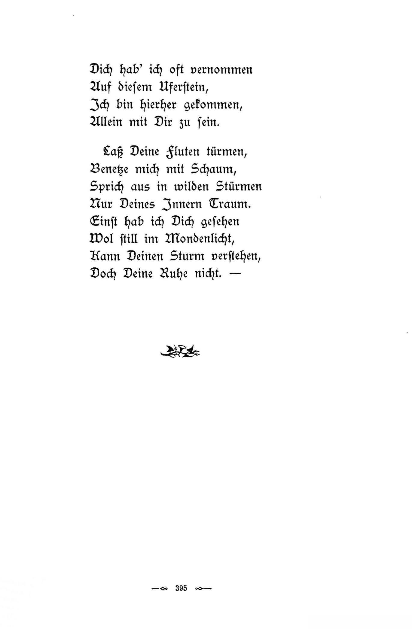 Baltische Dichtungen (1896) | 399. (395) Основной текст