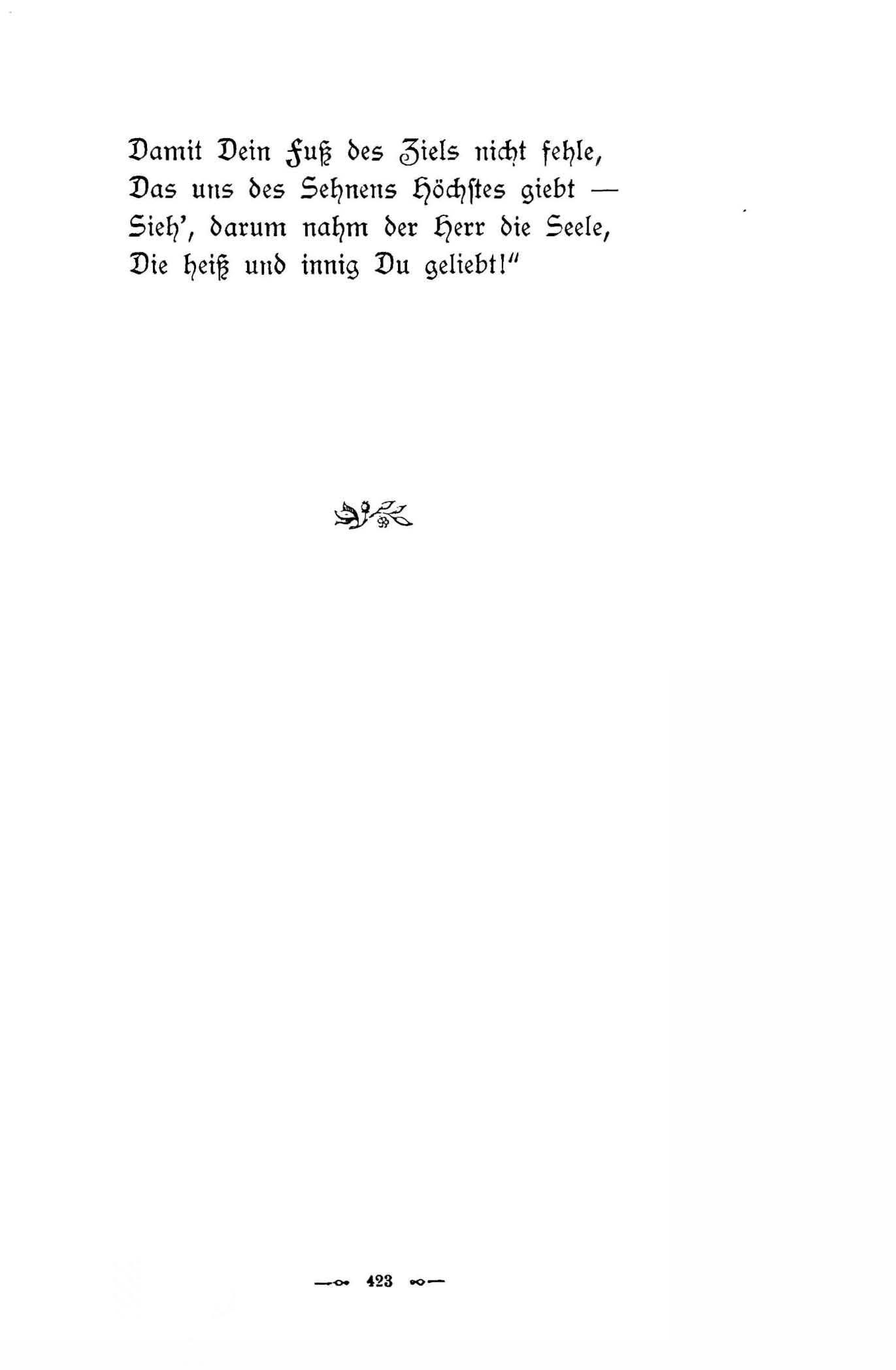 Baltische Dichtungen (1896) | 427. (423) Põhitekst