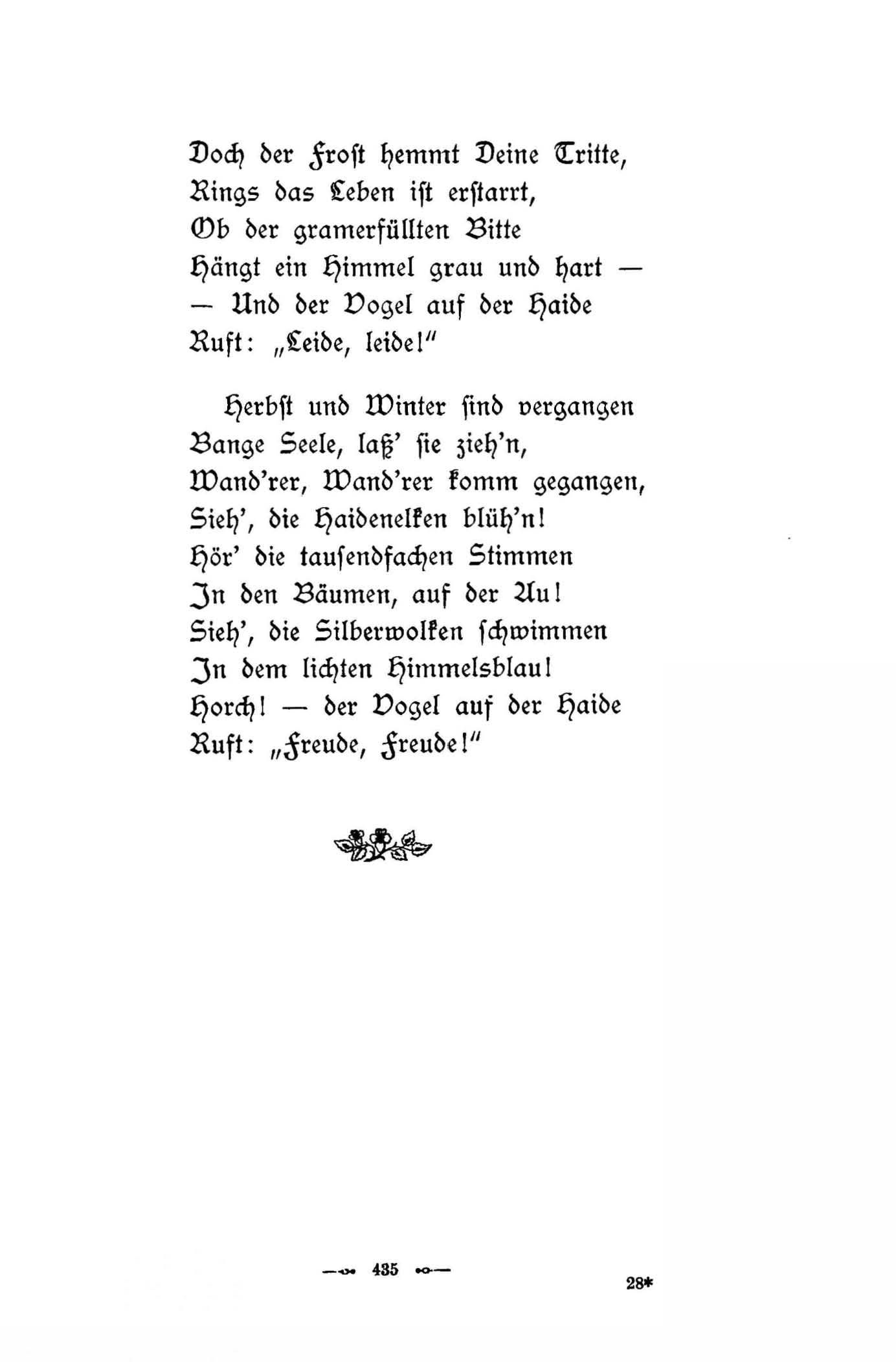 Baltische Dichtungen (1896) | 439. (435) Põhitekst