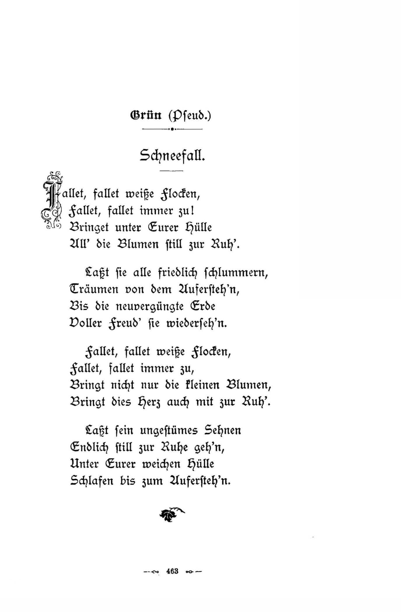 Baltische Dichtungen (1896) | 466. (463) Основной текст