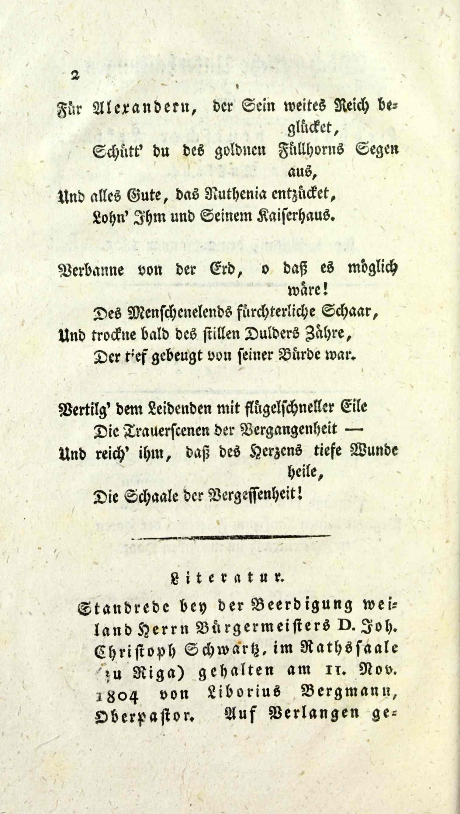 Wöchentliche Unterhaltungen (1805 – 1807) | 10. (2) Основной текст