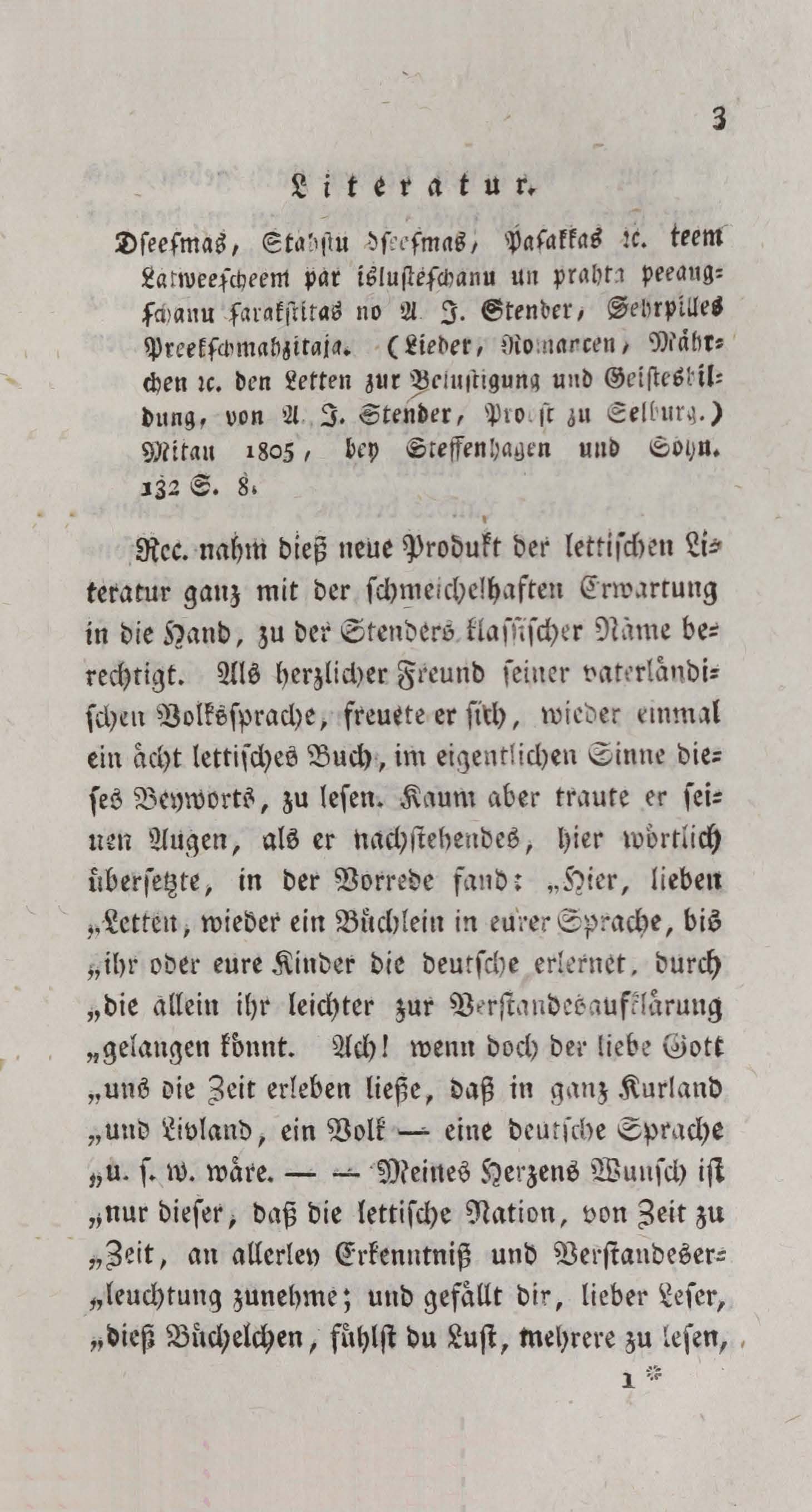 Wöchentliche Unterhaltungen [3] (1806) | 11. (3) Main body of text