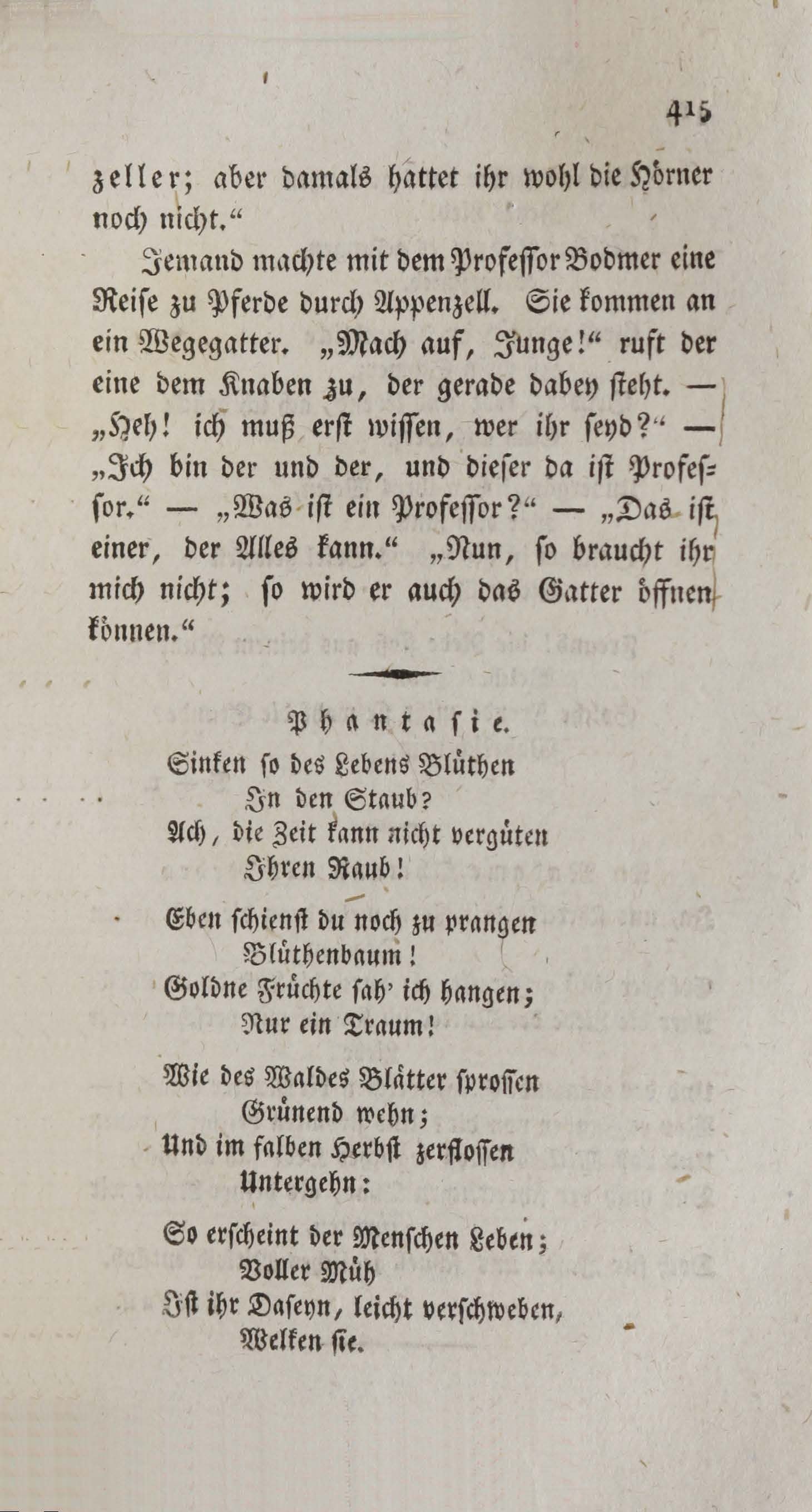 Wöchentliche Unterhaltungen [3] (1806) | 423. (415) Main body of text