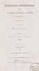 Wöchentliche Unterhaltungen (1805 – 1807) | 2189. Title page