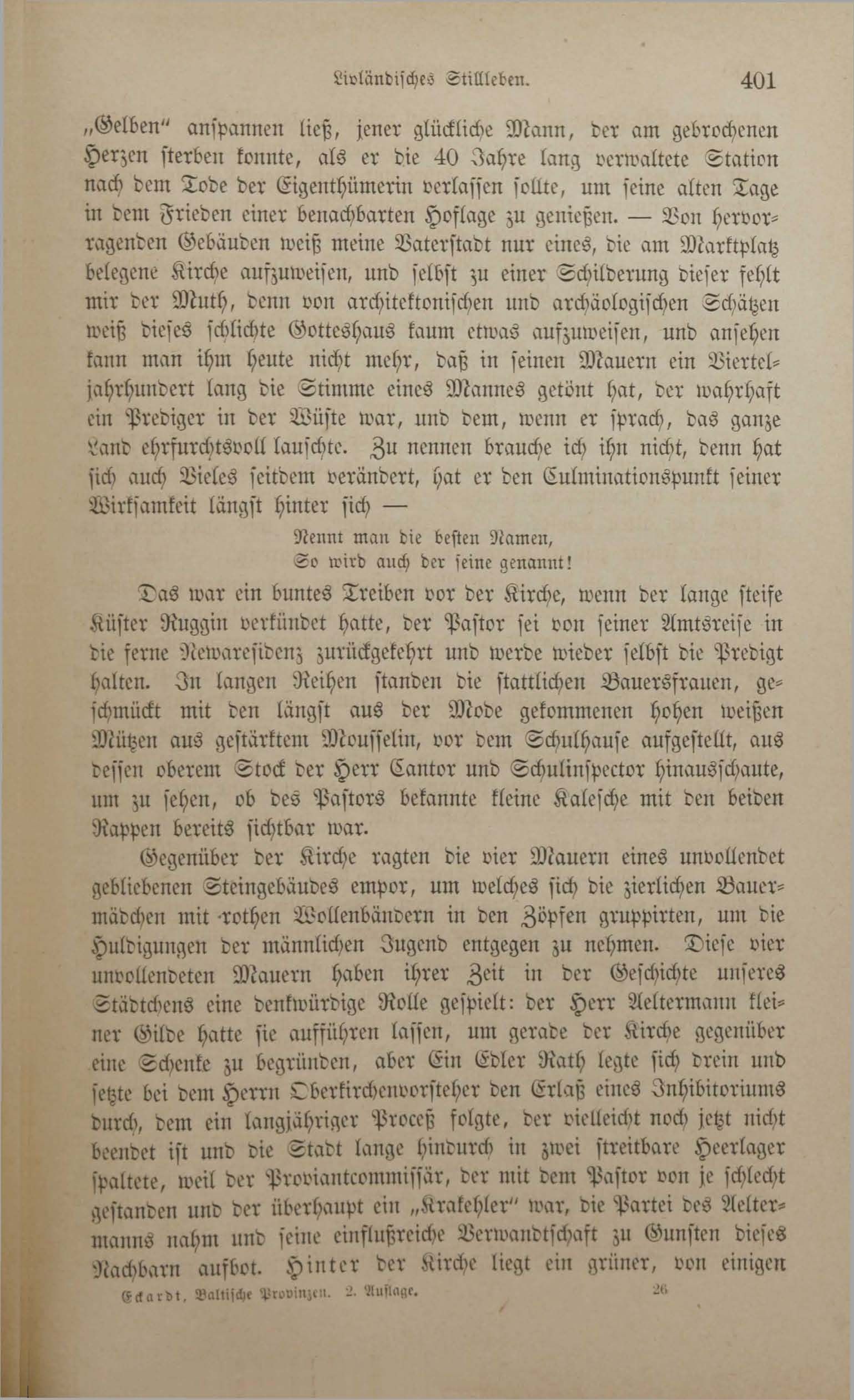 Die baltischen Provinzen Russlands (1869) | 408. (401) Основной текст