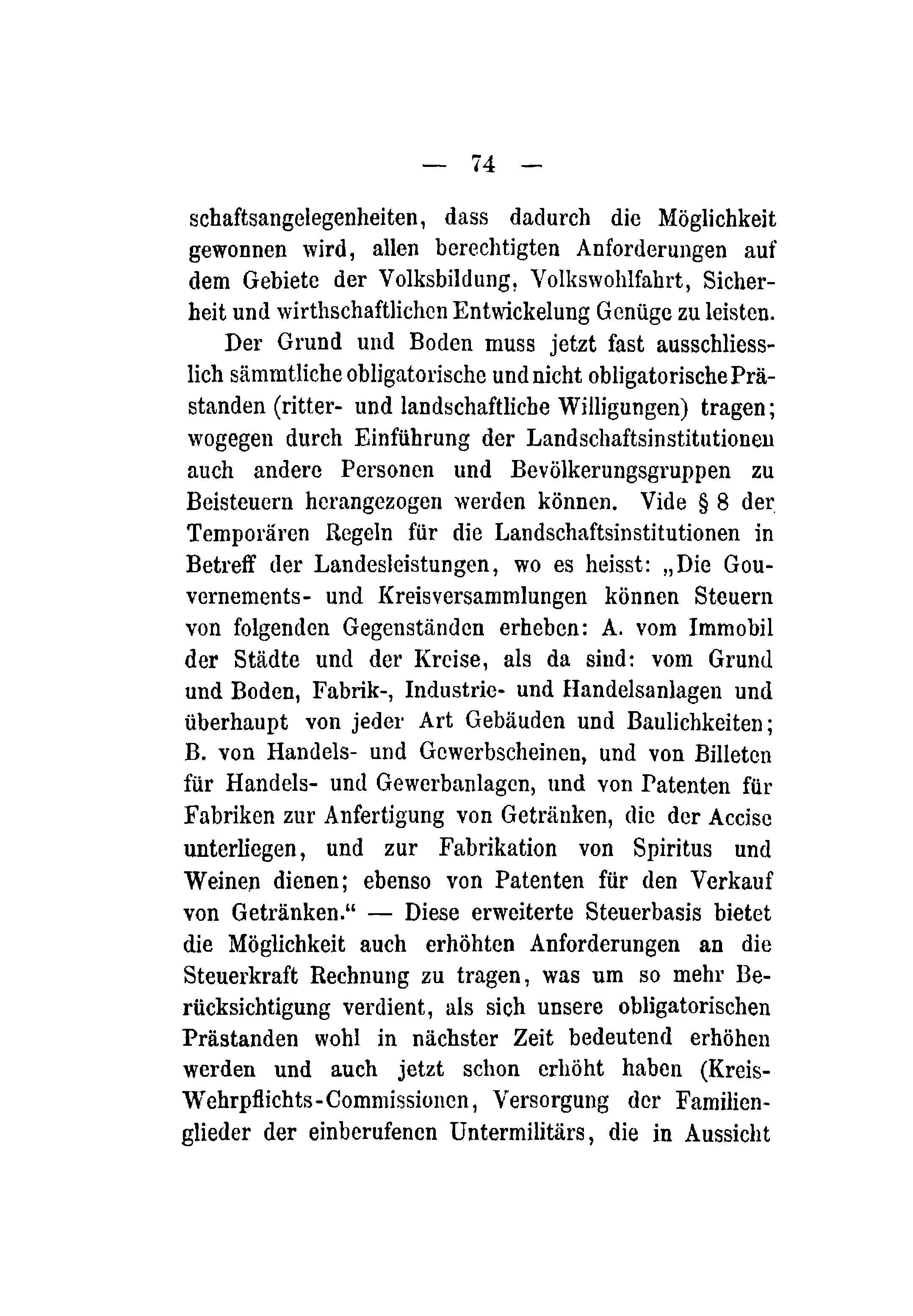 Russische Semstwo und baltische Selbstverwaltung (1878) | 78. Haupttext
