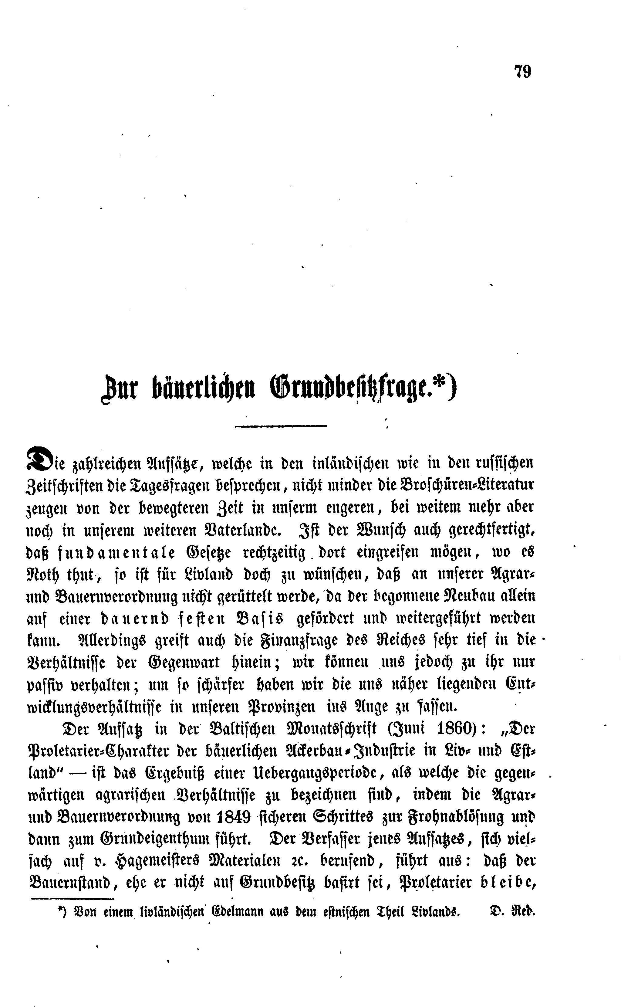 Baltische Monatsschrift [03/01] (1861) | 79. Основной текст