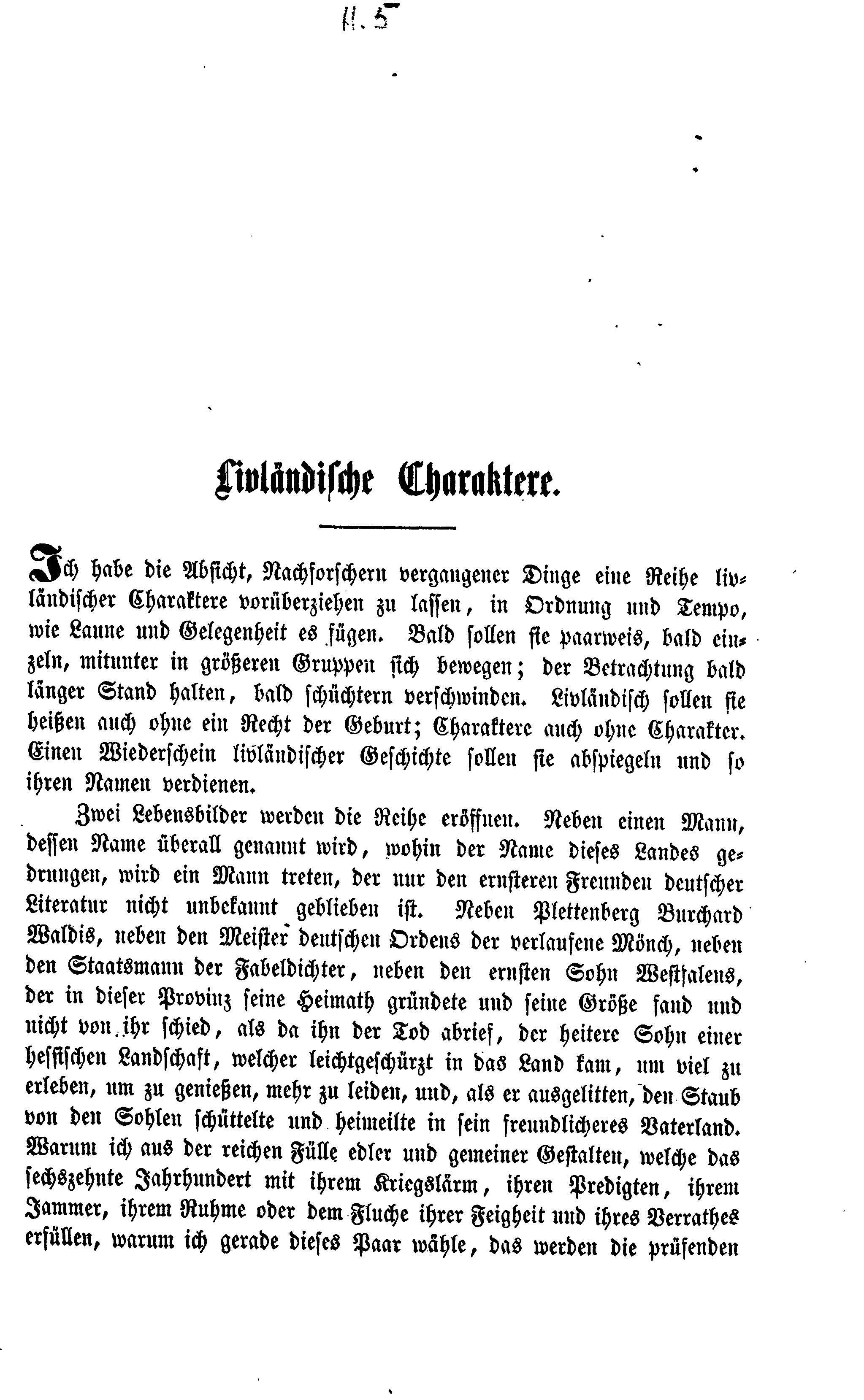 Baltische Monatsschrift [03/05] (1861) | 1. Põhitekst